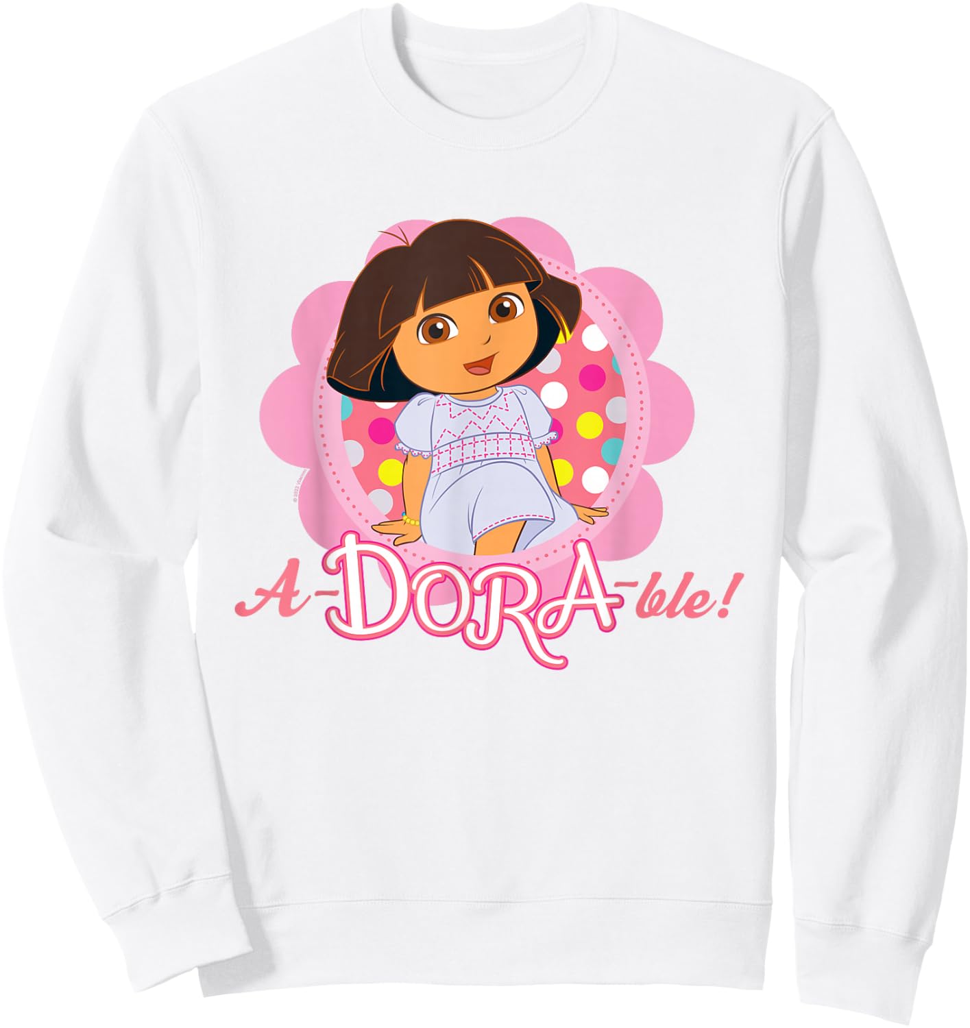 Dora The Explorer A-Dora-ble! Sweatshirt - Sweatshirt | White
