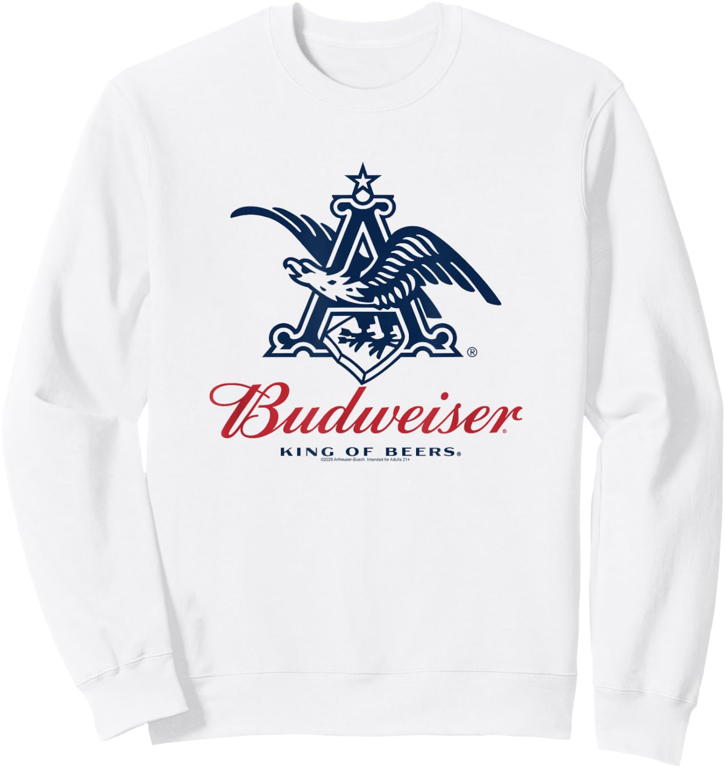 King of Beers Emblem Sweatshirt - Sweatshirt | White