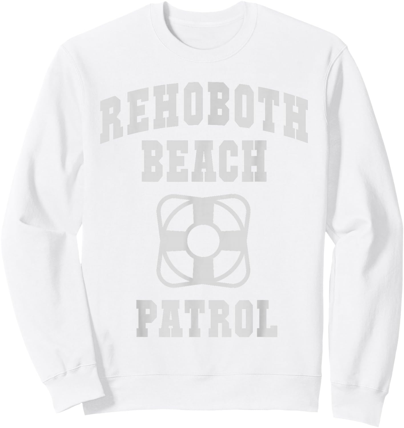 Funny REHOBOTH BEACH PATROL Family Trip Lifeguards 2025 Sweatshirt - Sweatshirt | White