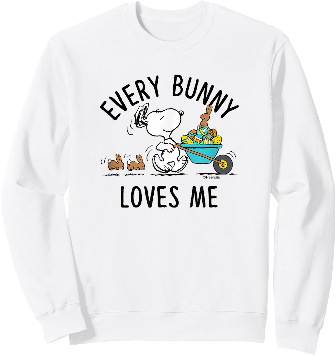 Peanuts - Easter - Every Bunny Loves Me Sweatshirt - Sweatshirt | White