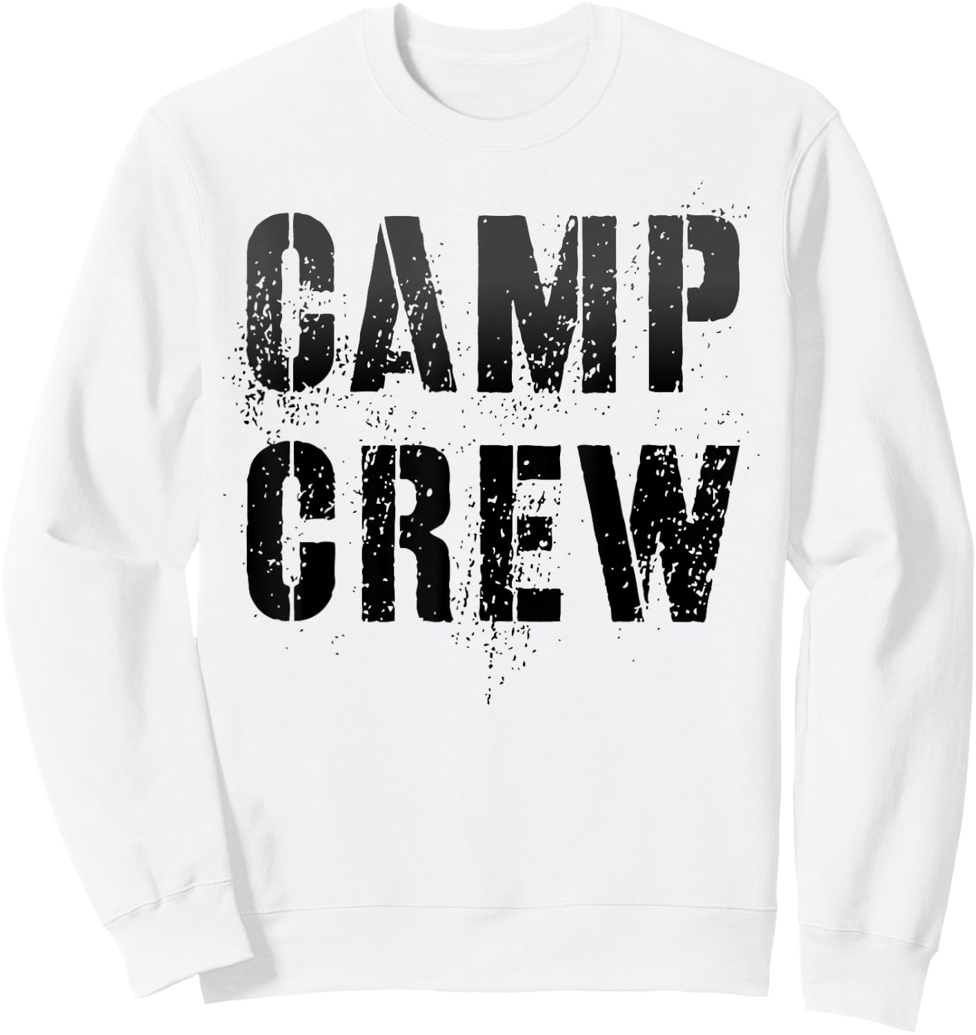 Vintage CAMP CREW Summer Staff Counselor Teacher Nurse Host Sweatshirt - Sweatshirt | White