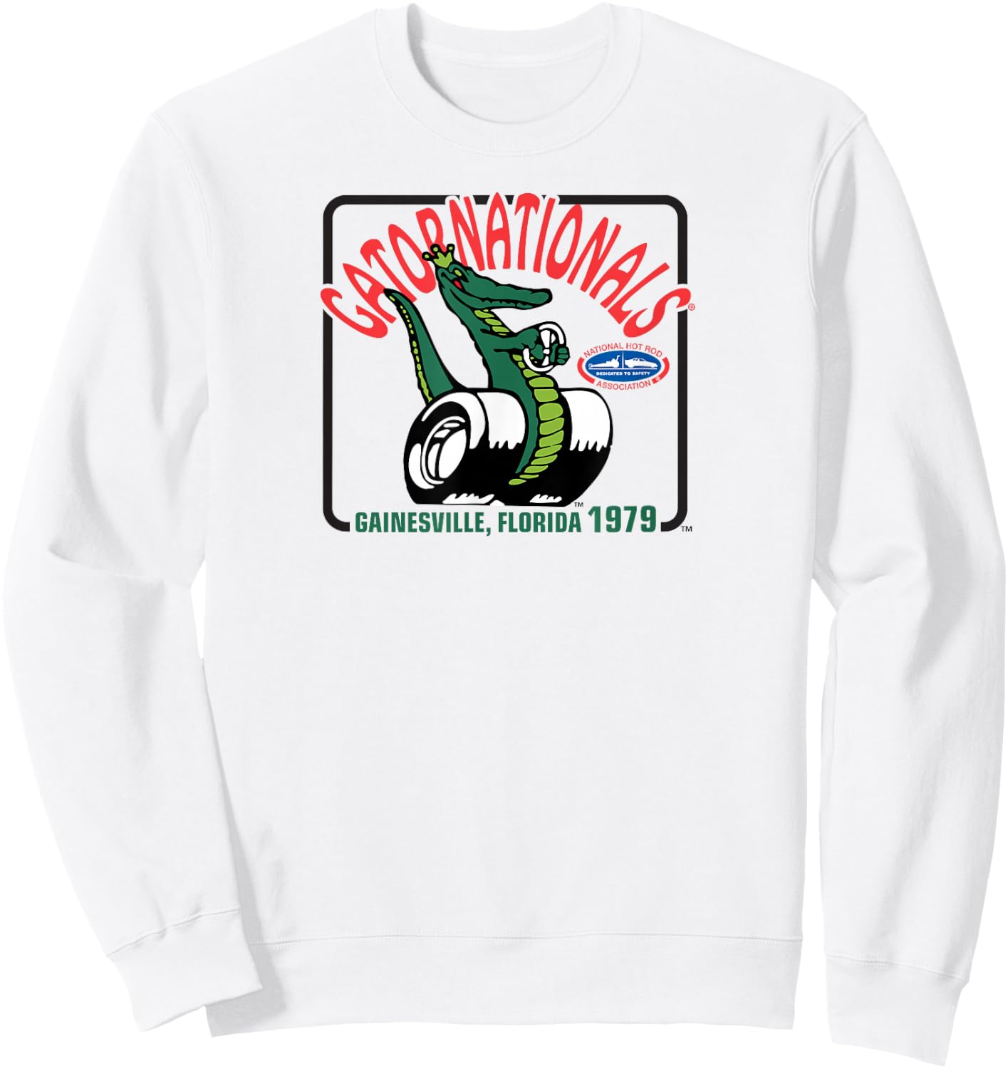 NHRA 1979 Gatornationals Sweatshirt - Sweatshirt | White