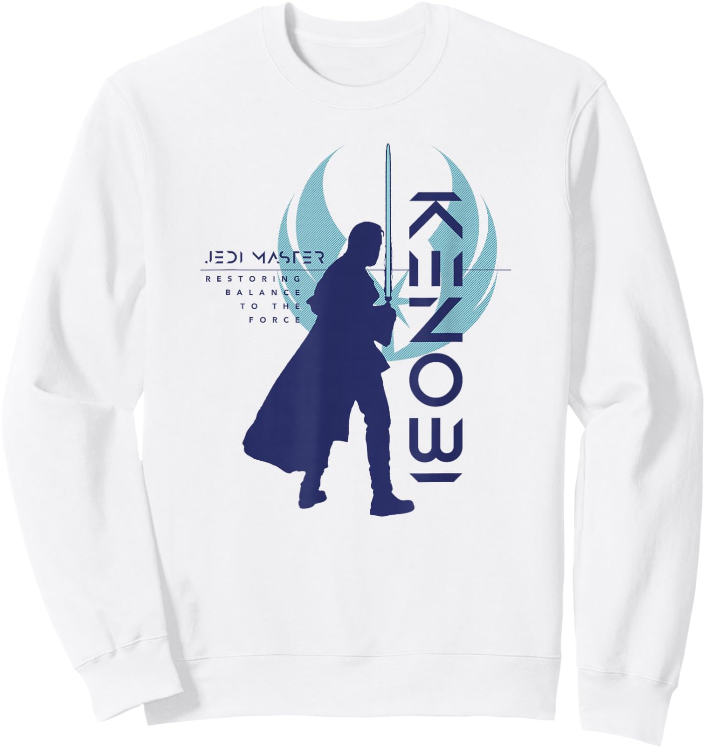 Star Wars Obi-Wan Kenobi Jedi Master Poster Sweatshirt - Sweatshirt | White