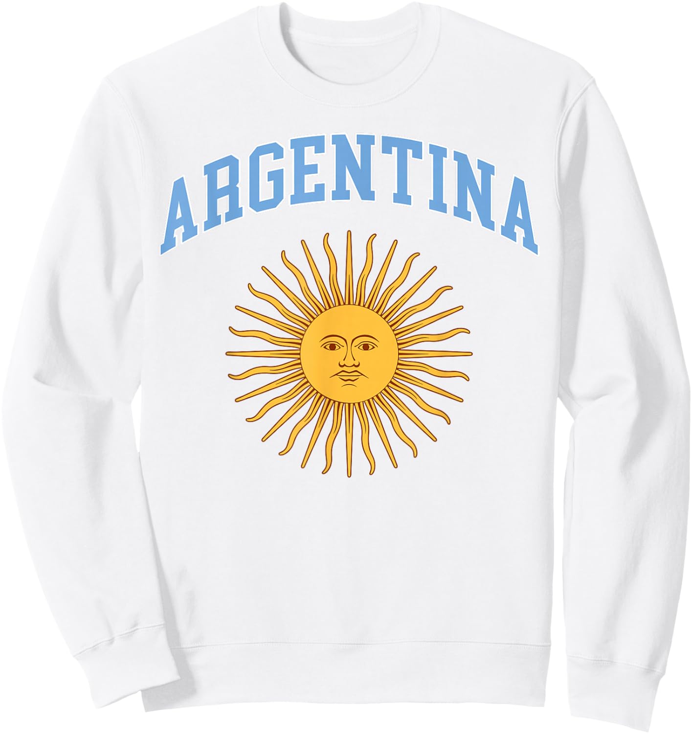 Sol De Mayo Argentina Flag Argentina Pride Design Sweatshirt - Sweatshirt | White