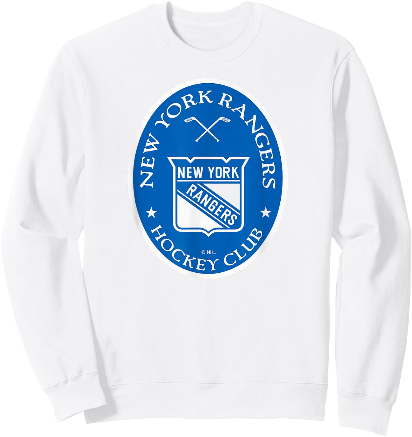 New York Rangers Iconic Red Officially Licensed Sweatshirt - Sweatshirt | White