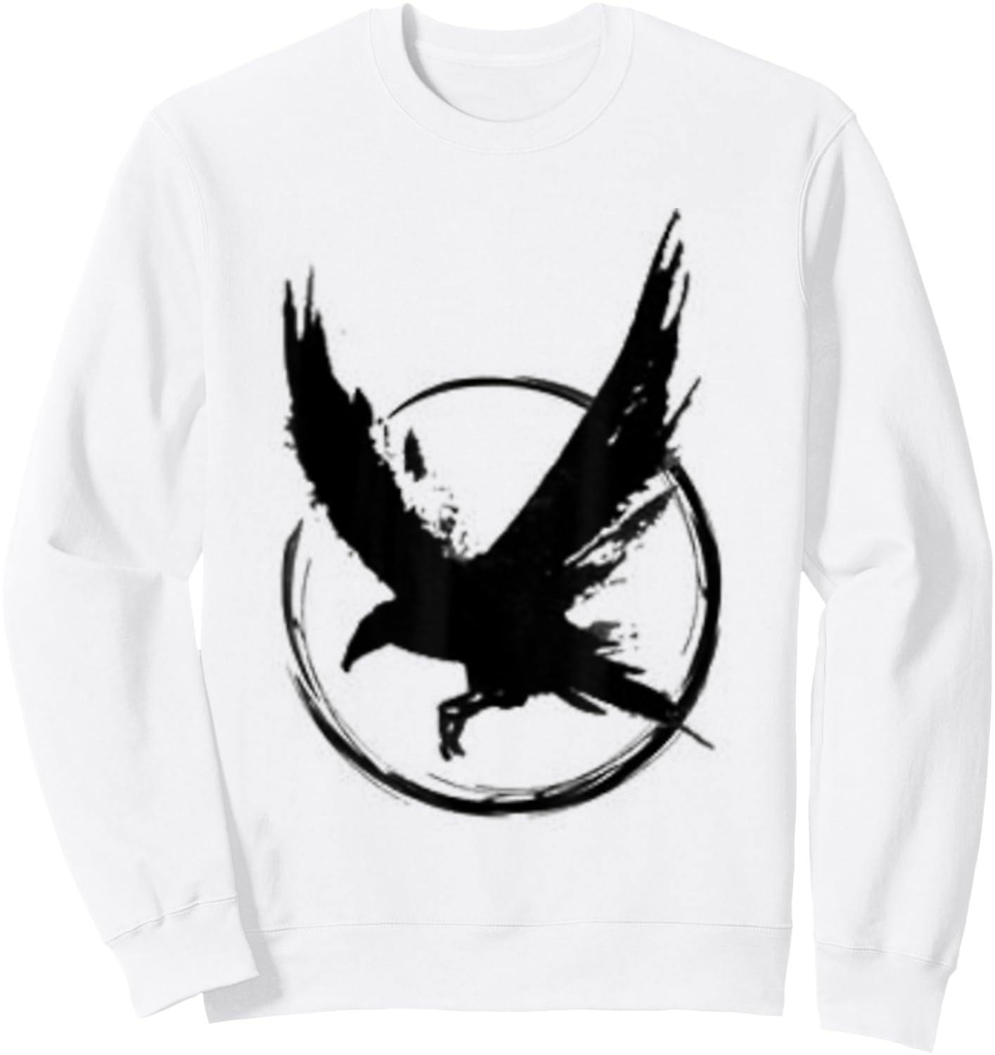 Raven , Crow Raabe Women's Men's Shirt Black Sweatshirt - Sweatshirt | White