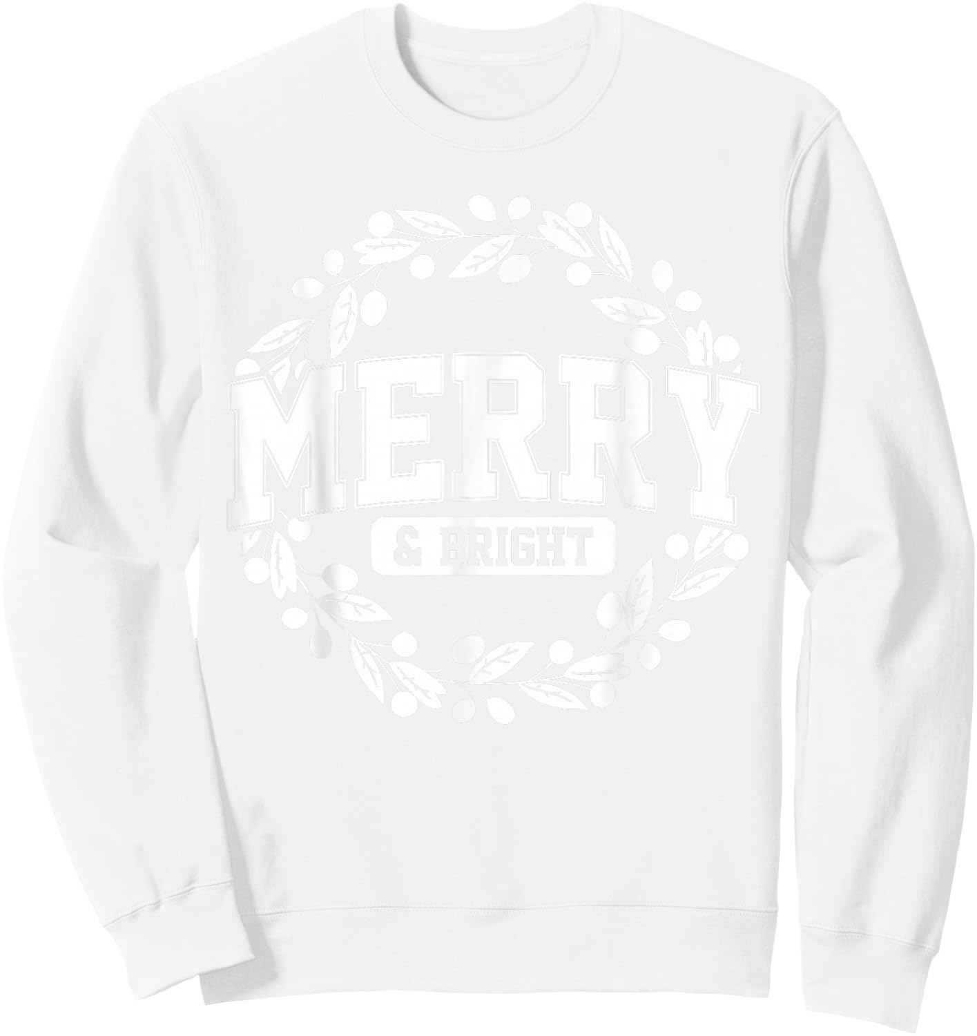 Merry & Bright Moody and Uptight Christmas Matching Couple Sweatshirt - Sweatshirt | White