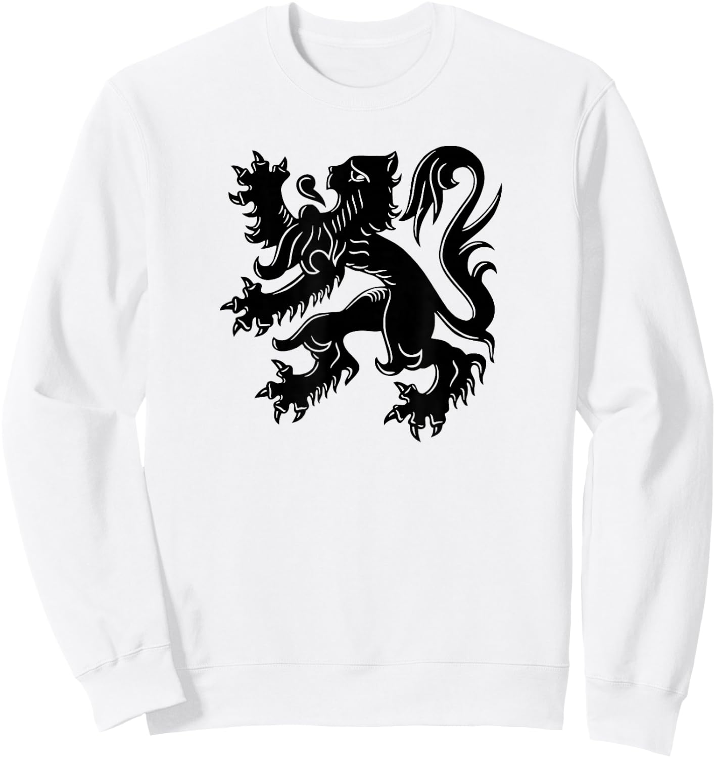 Flanders Belgium Flag Flemish Lion Brussels Sweatshirt - Sweatshirt | White