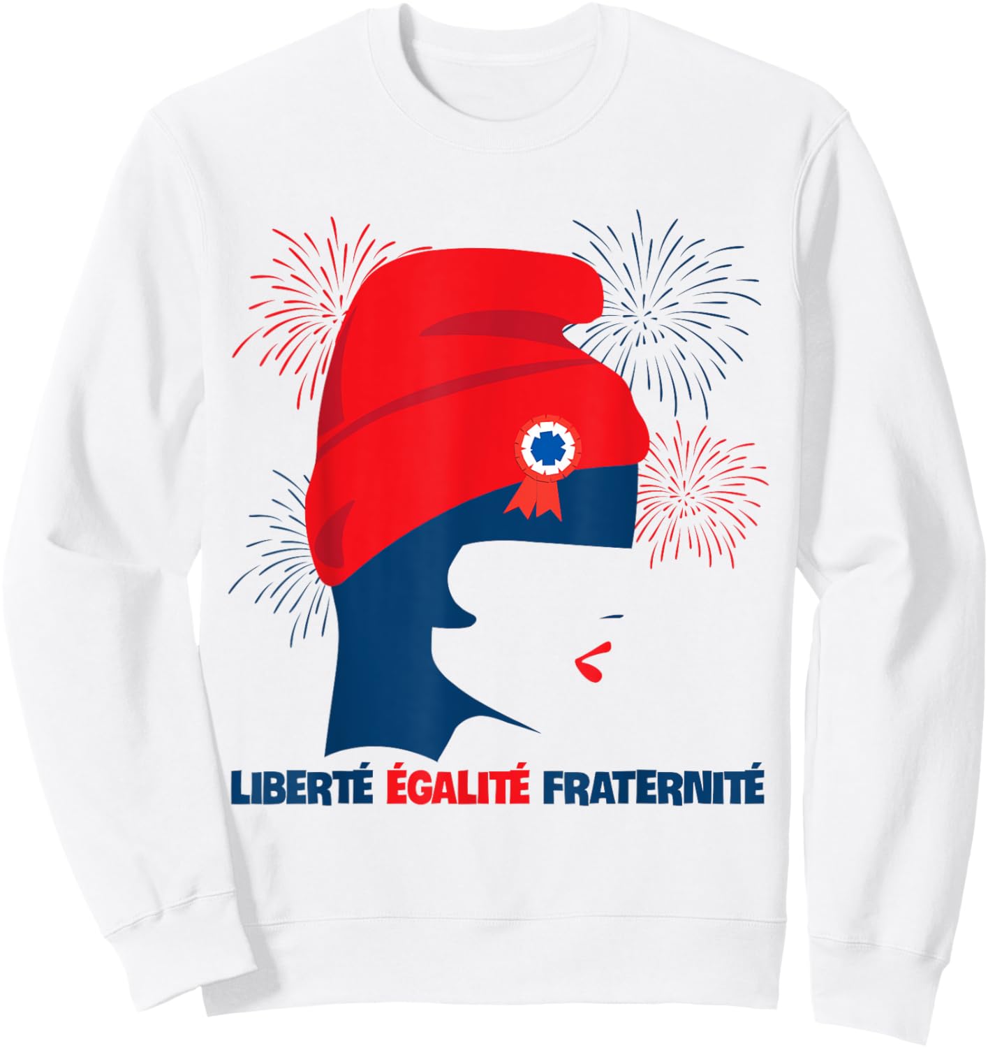 French National Day France Bastille day 14th July Sweatshirt - Sweatshirt | White