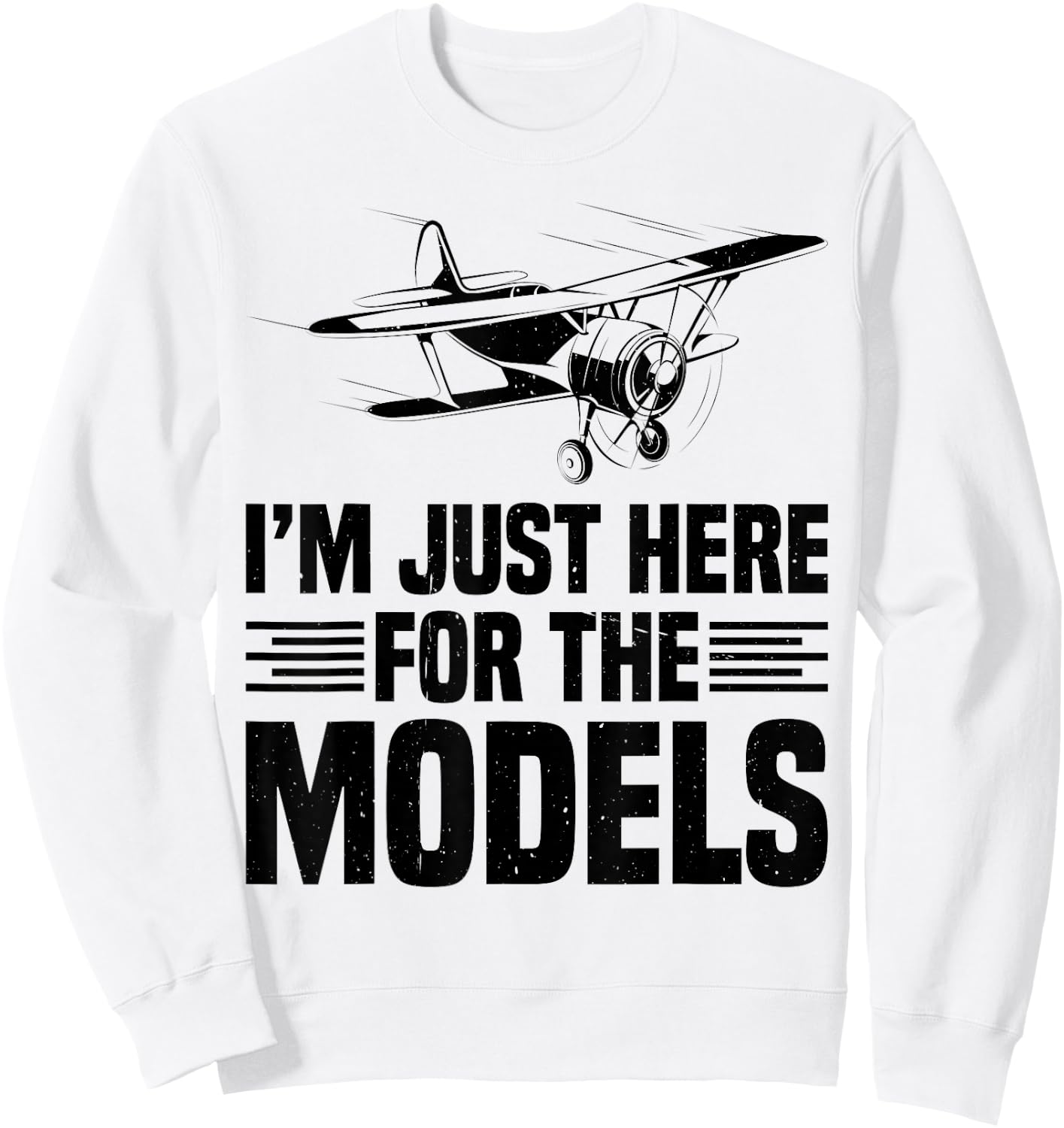 RC Aircraft Radio Controlled Model Airplane RC Plane Pilot Sweatshirt - Sweatshirt | White