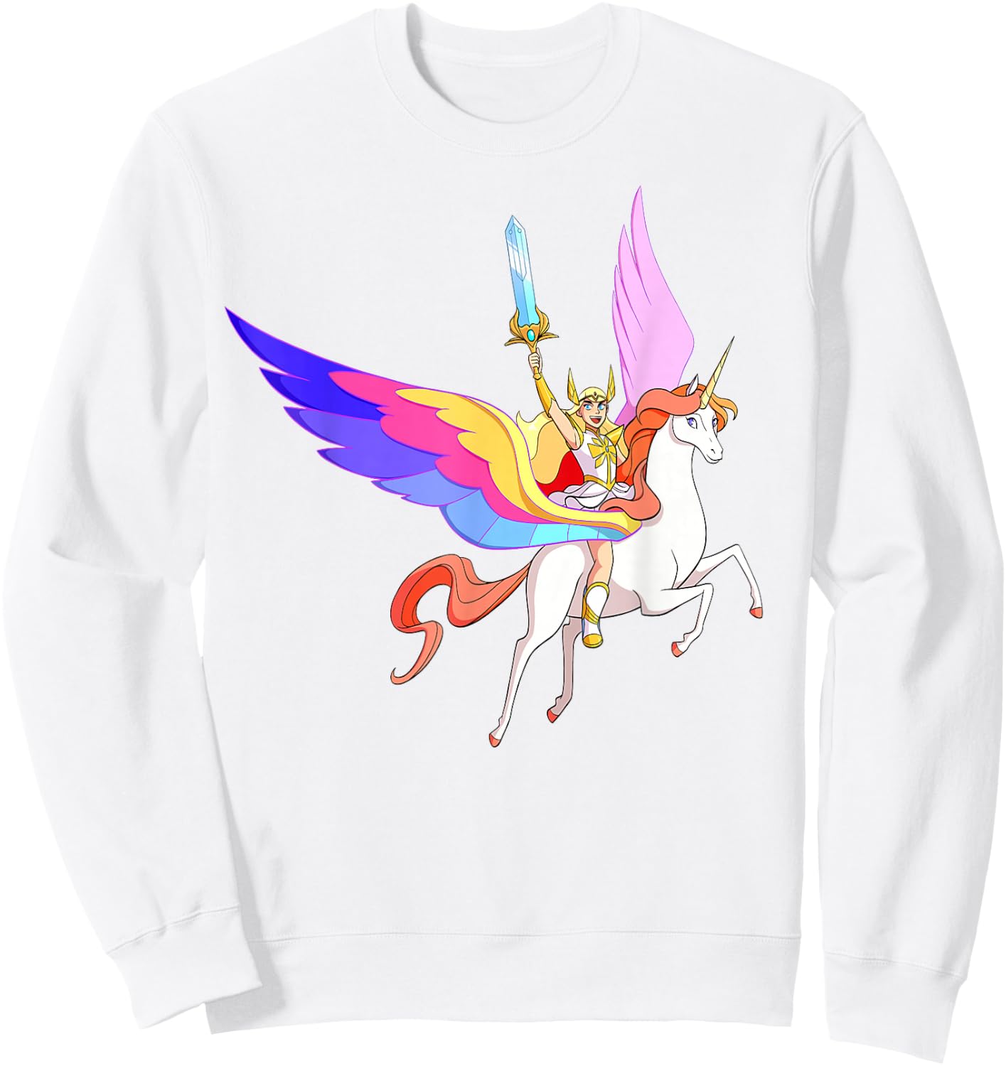 DreamWorks She-Ra and Swift Wind Sweatshirt - Sweatshirt | White