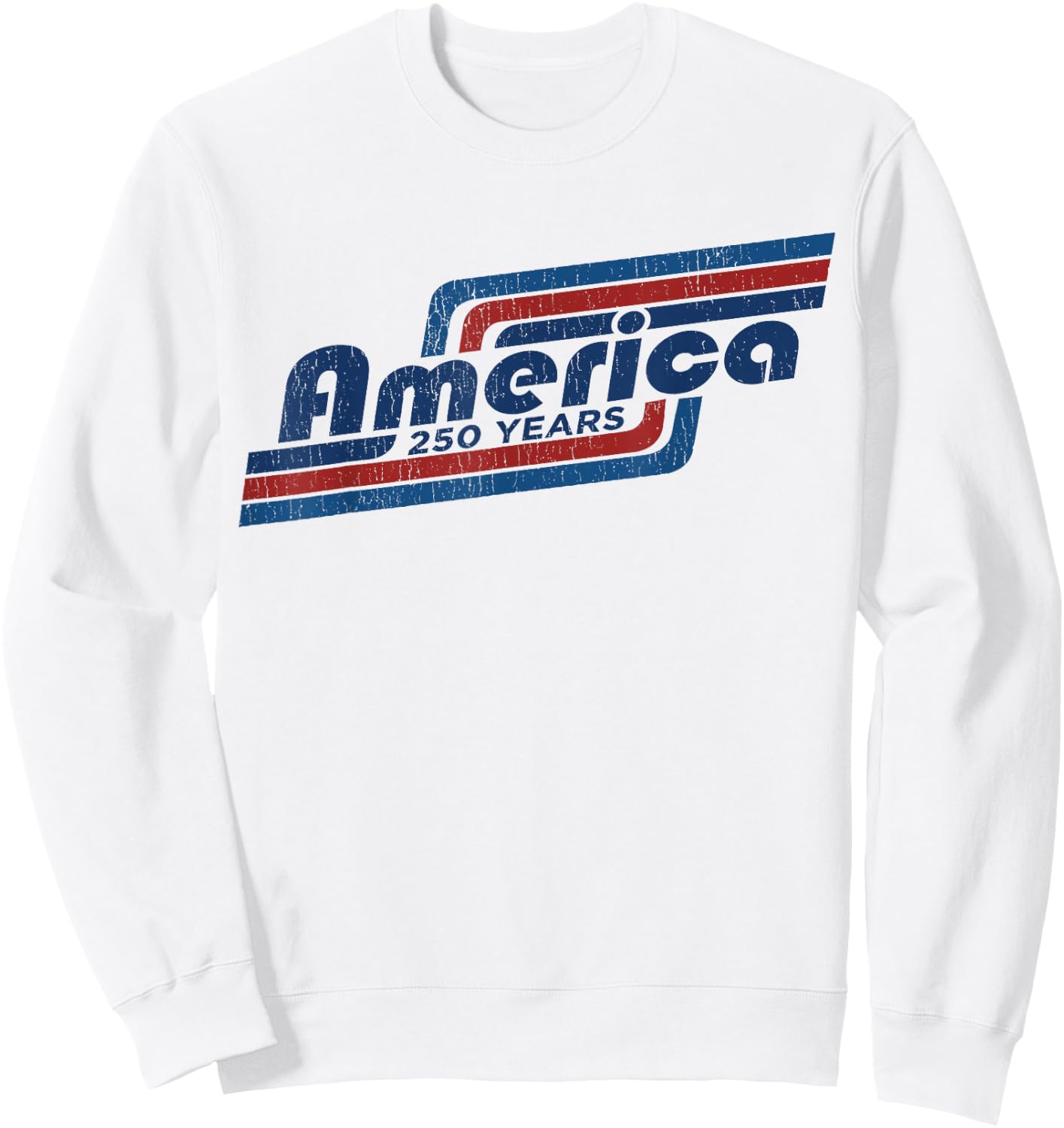 America Retro 250 Years 250th Anniversary USA 1776 2026 Sweatshirt - Sweatshirt | White