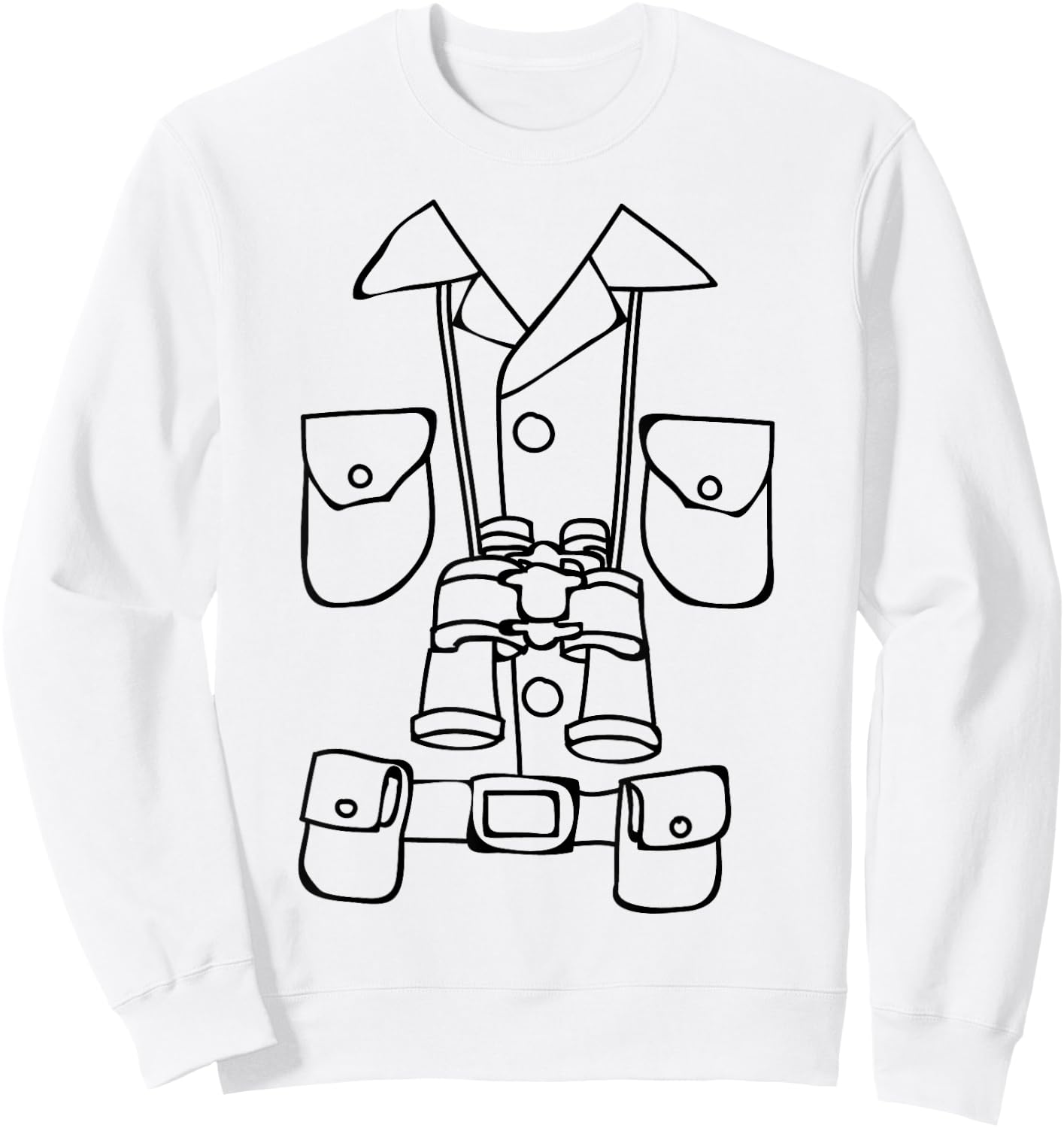 Green Army Man Easy Halloween Costume Plastic Toy Soldiers Sweatshirt - Sweatshirt | White