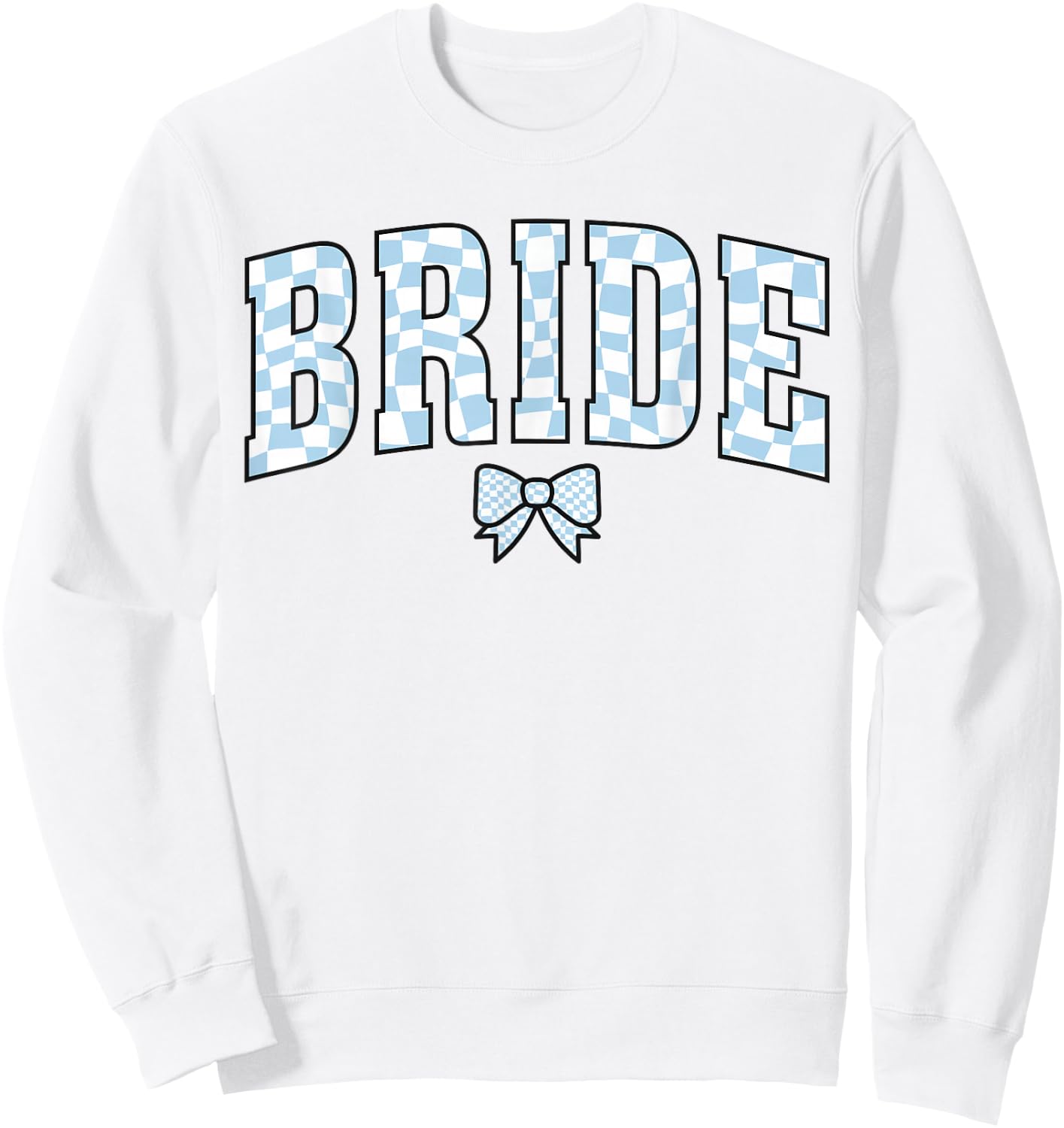 Bride Coquette Bow Engagement Future Mrs Bridal Bachelorette Sweatshirt - Sweatshirt | White