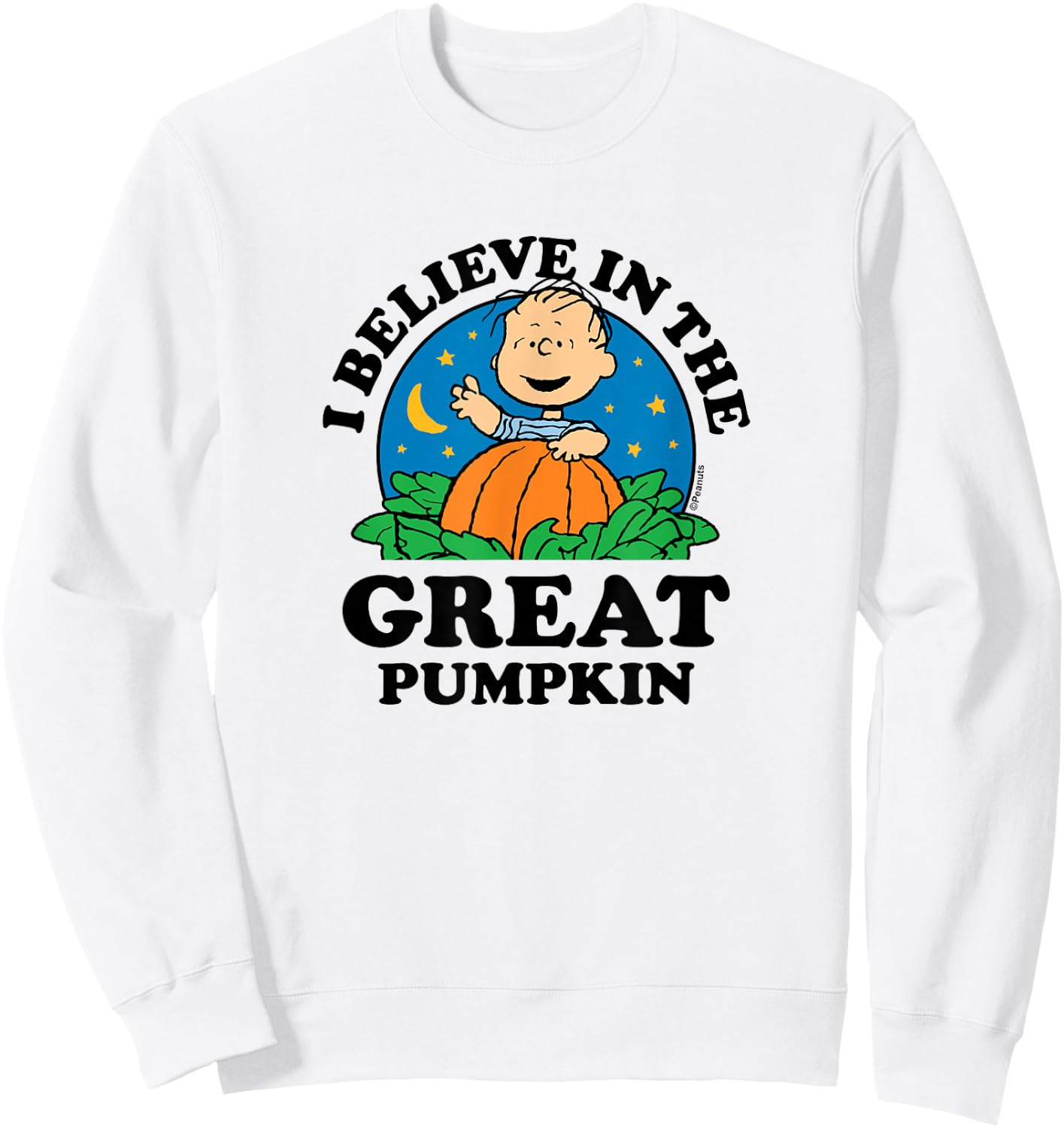 Peanuts - Halloween - I Believe in The Great Pumpkin Sweatshirt - Sweatshirt | White