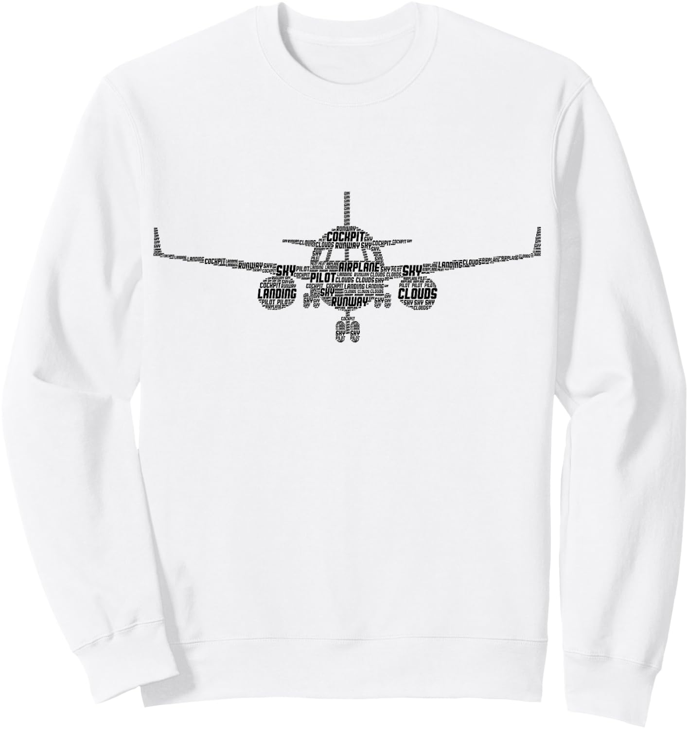Aeroplane Pilot Children Men Boys Sweatshirt - Sweatshirt | White