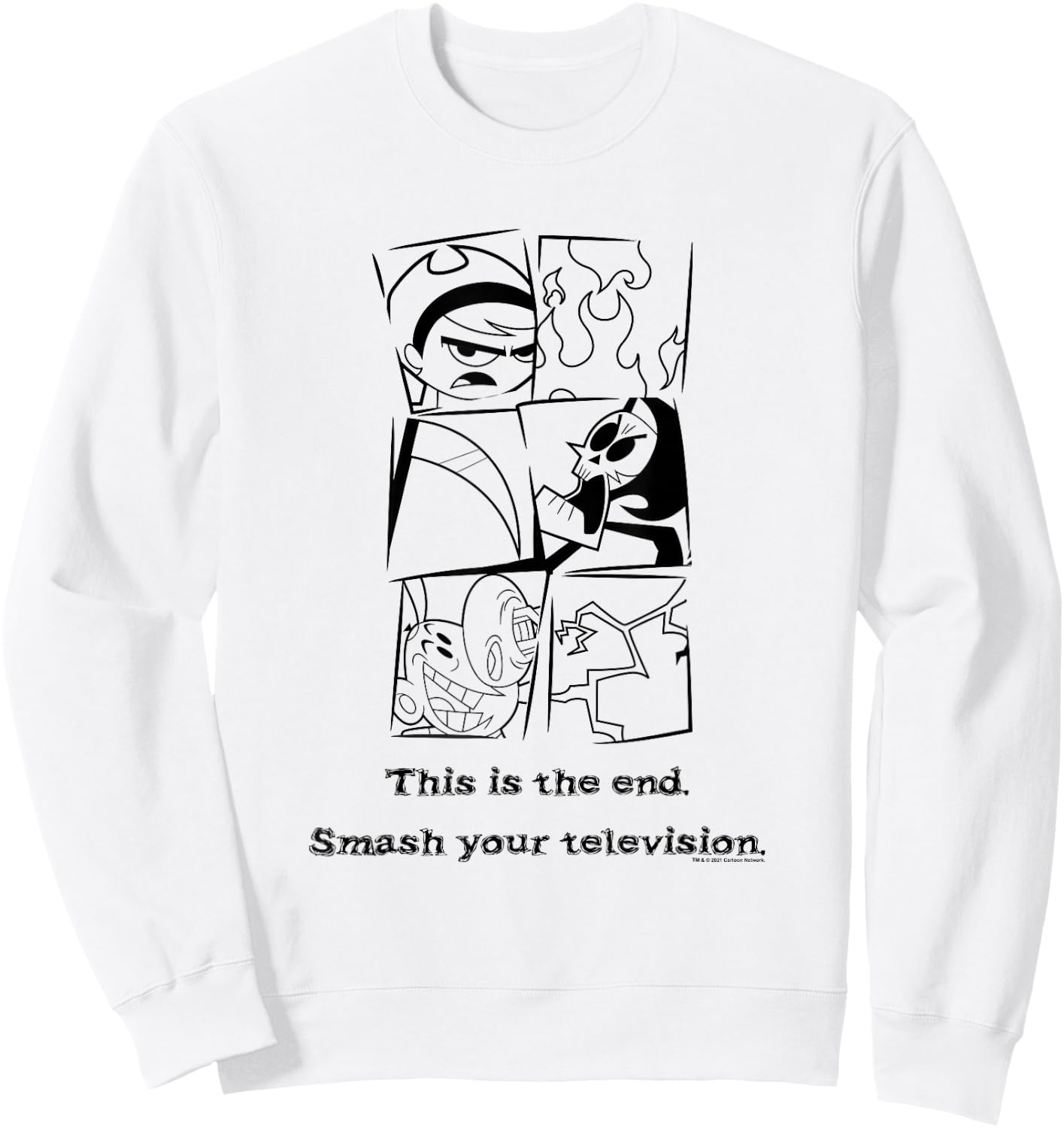 The Grim Adventures of Billy & Mandy This Is The End Sweatshirt - Sweatshirt | White