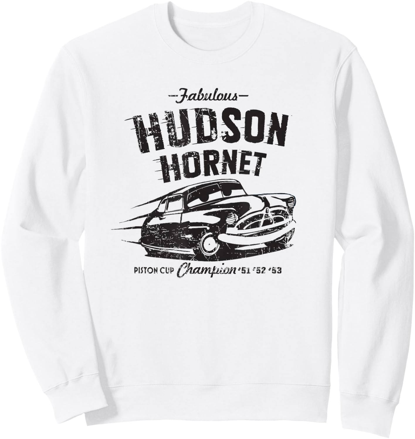 Disney and Pixar’s Cars Hudson Hornet Piston Cup Champion Sweatshirt - Sweatshirt | White