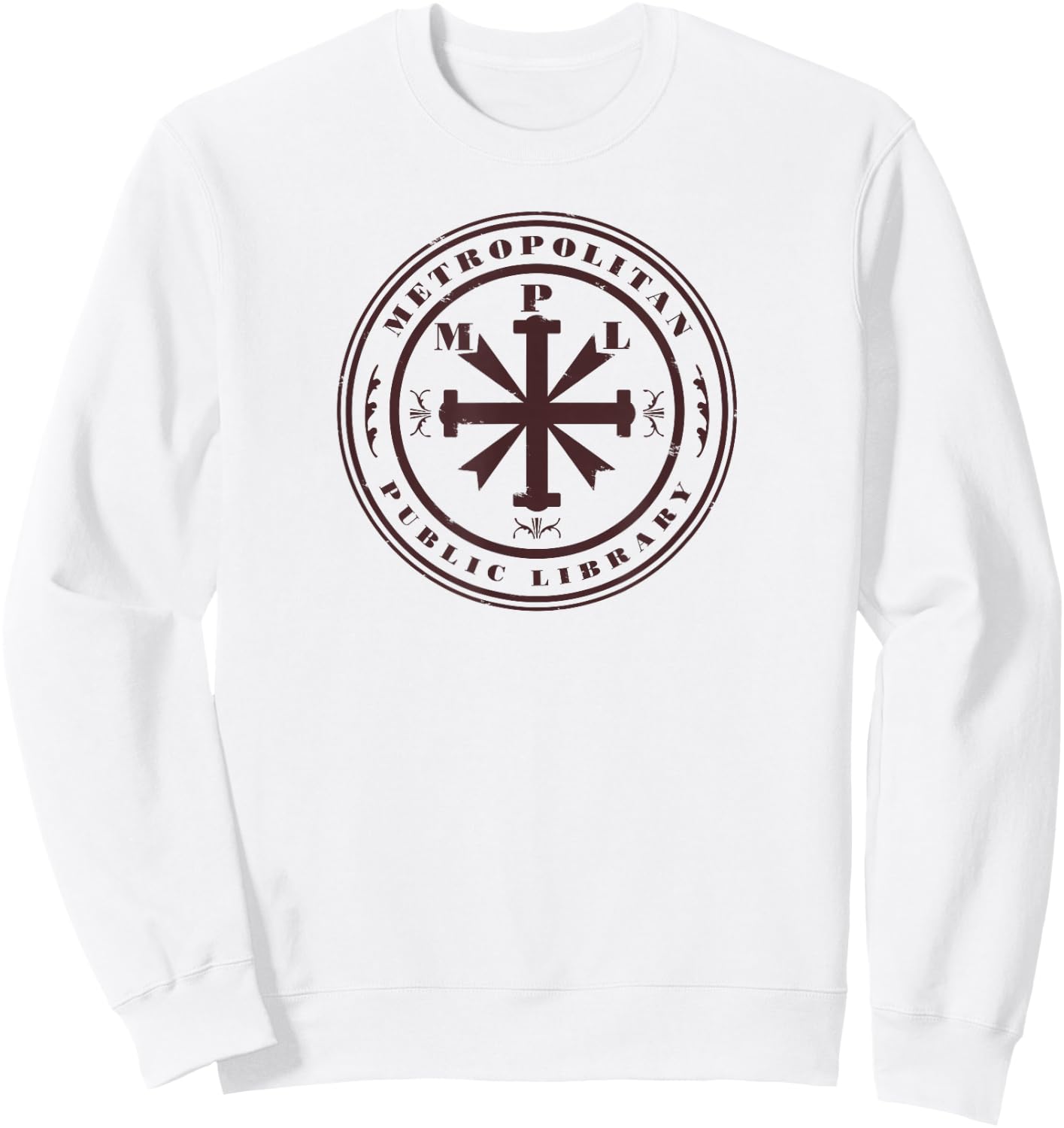 Metropolitan Public Library Sweatshirt - Sweatshirt | White