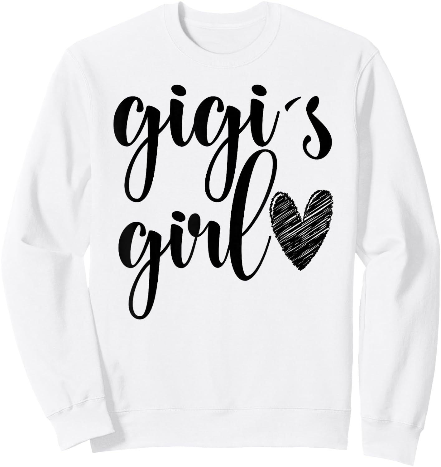 Funny Matching Gigi Girl for Grandma Whit Girl Mother's Day Sweatshirt - Sweatshirt | White