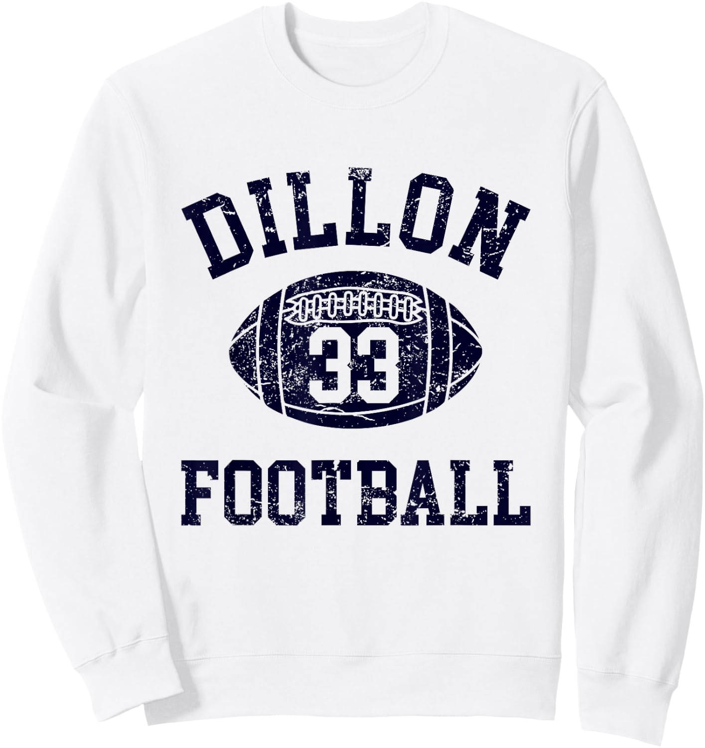 Friday Night Sport Fan Riggins Rigs Dillon 33 Football Sweatshirt - Sweatshirt | White
