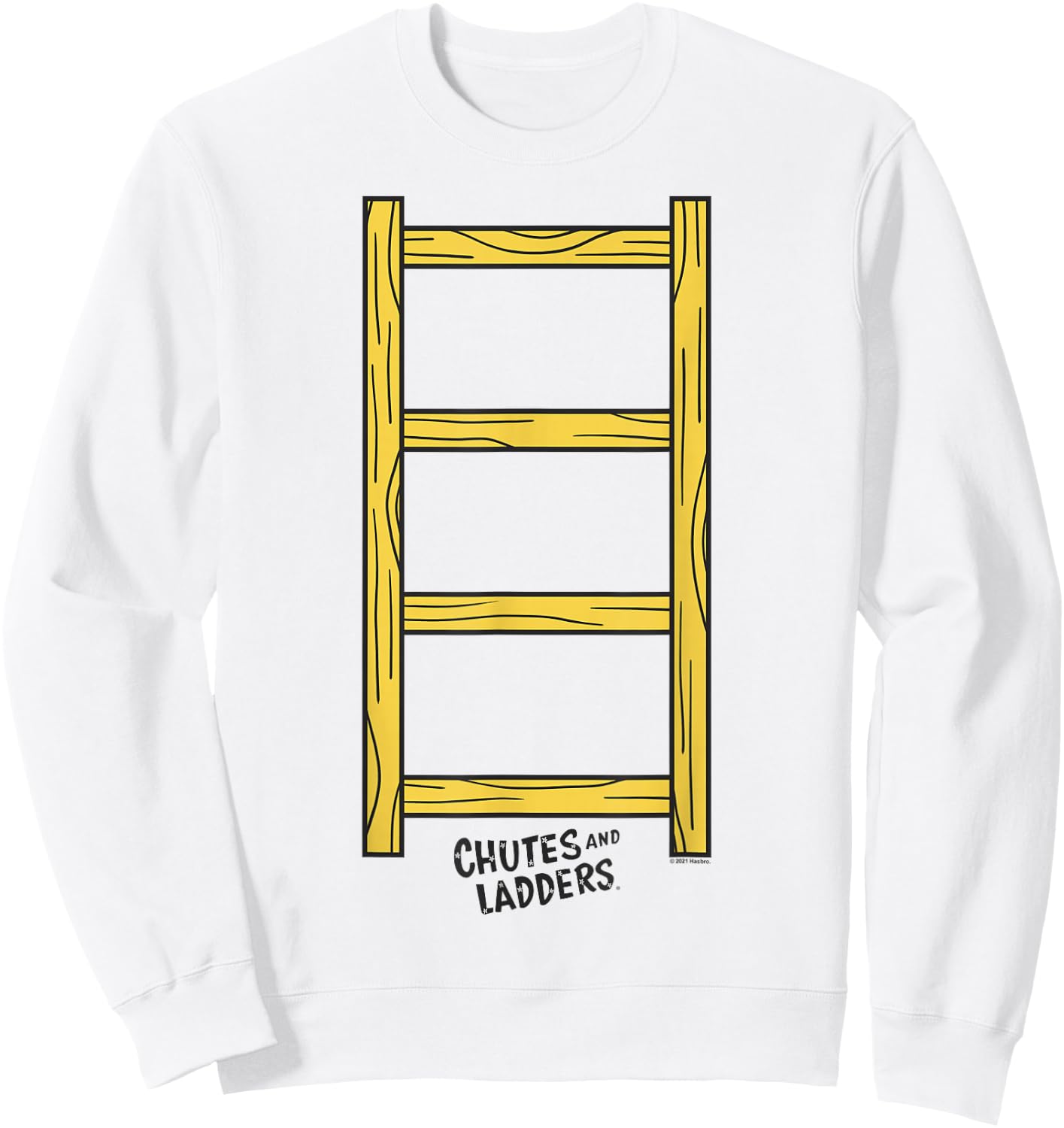 Chutes And Ladders Halloween Ladder Costume Sweatshirt - Sweatshirt | White