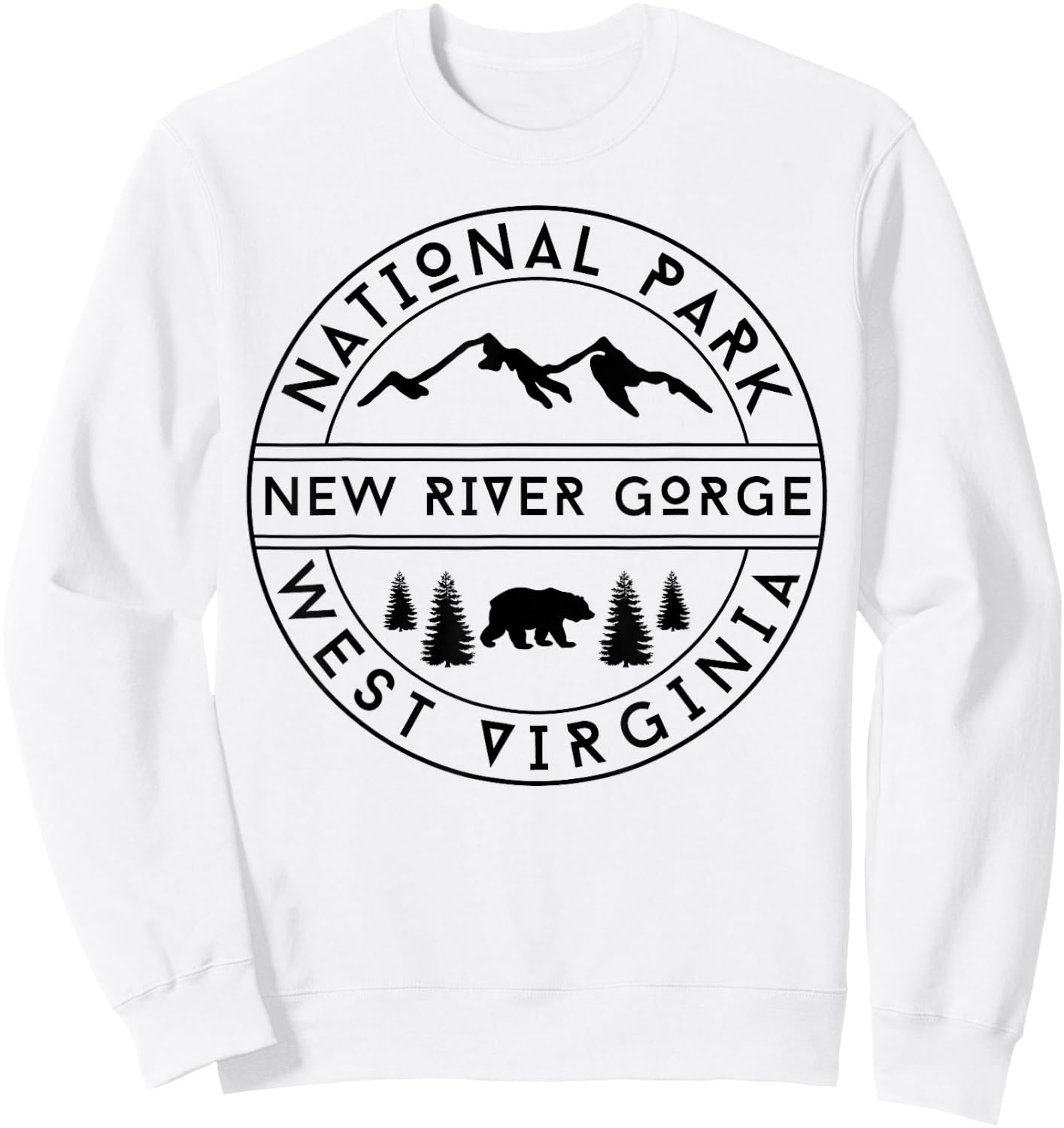 New River Gorge National Park Sweatshirt - Sweatshirt | White