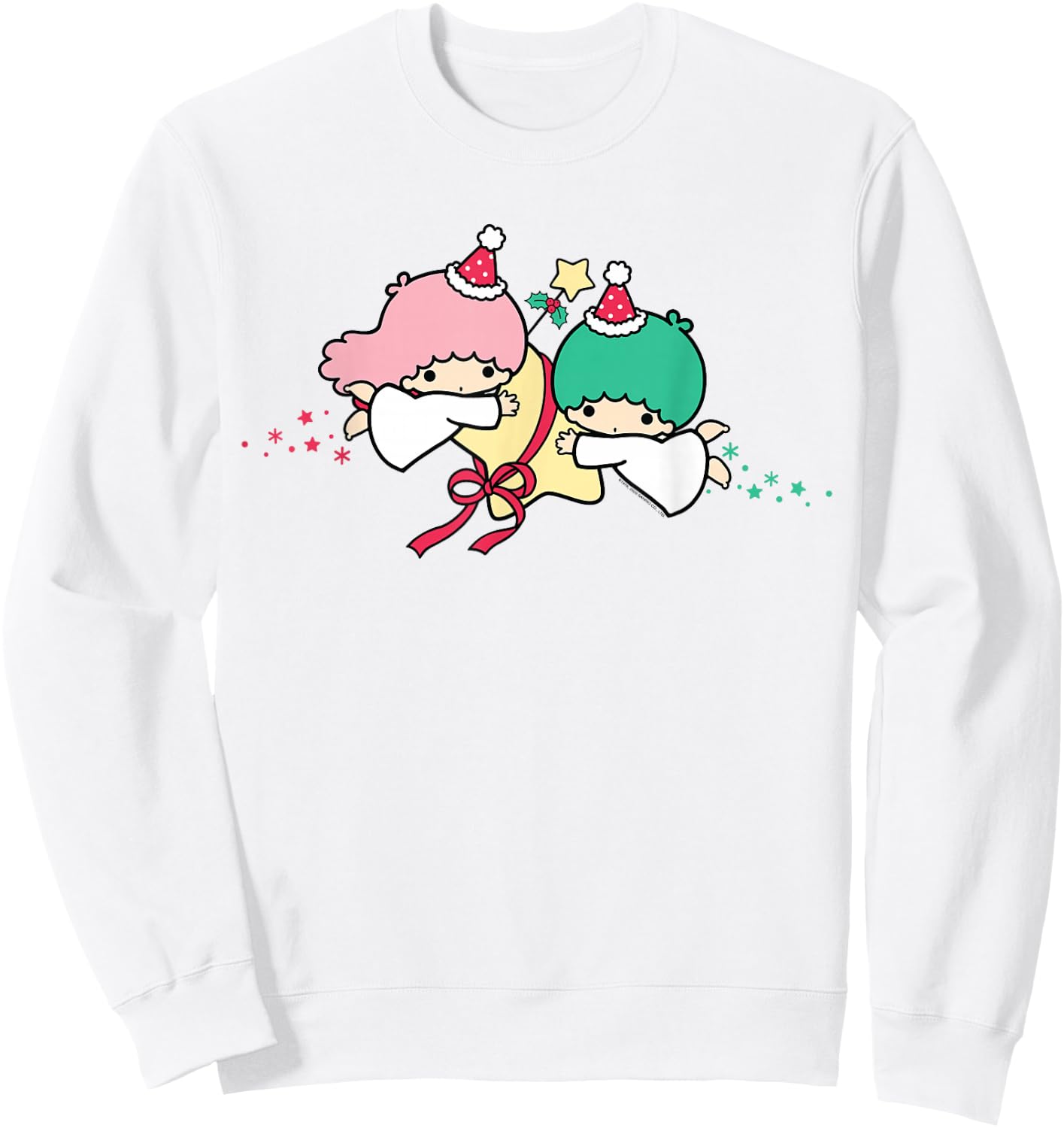 Little Twin Stars Christmas Stars Sweatshirt - Sweatshirt | White