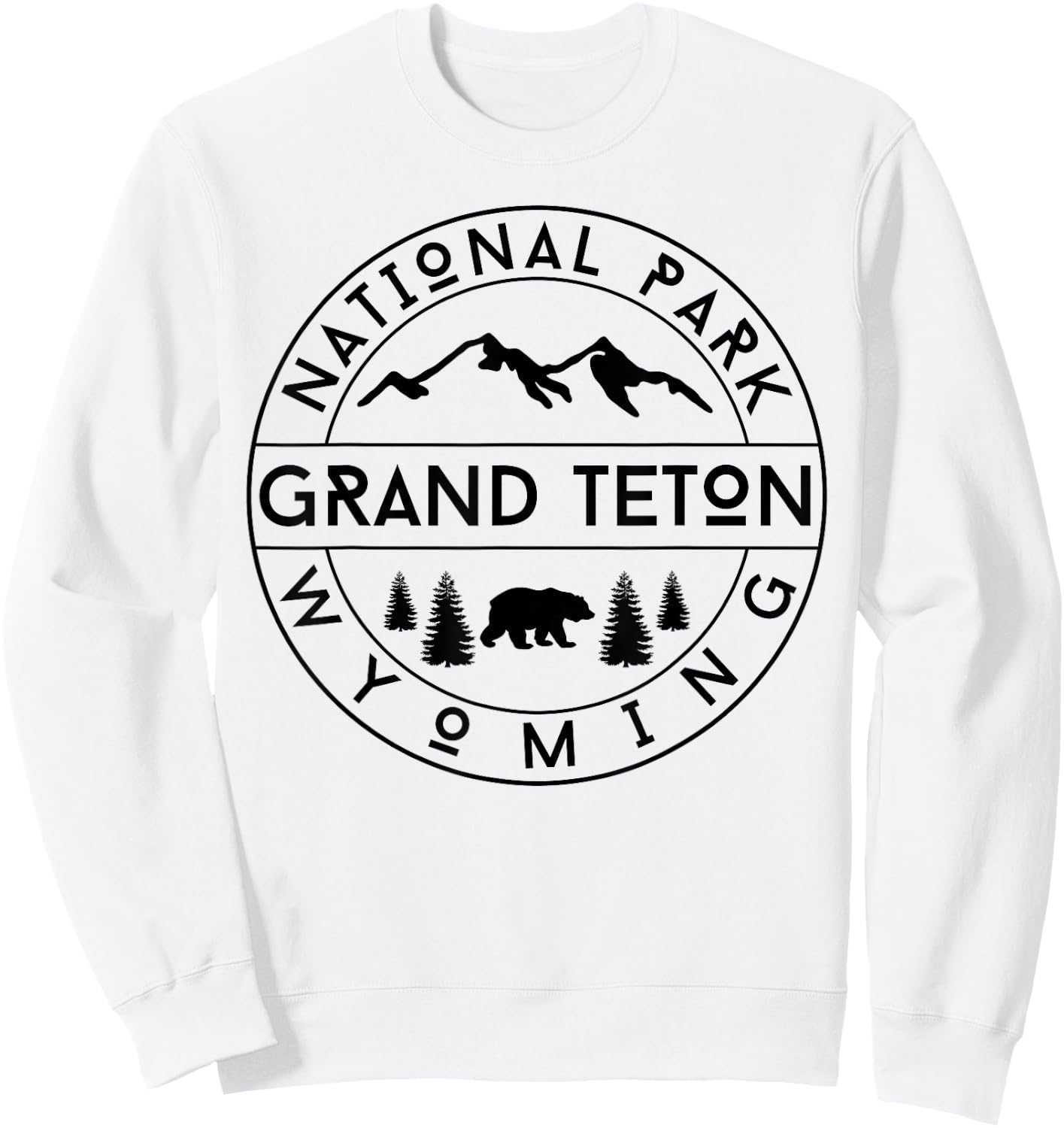 Grand Teton National Park Sweatshirt - Sweatshirt | White
