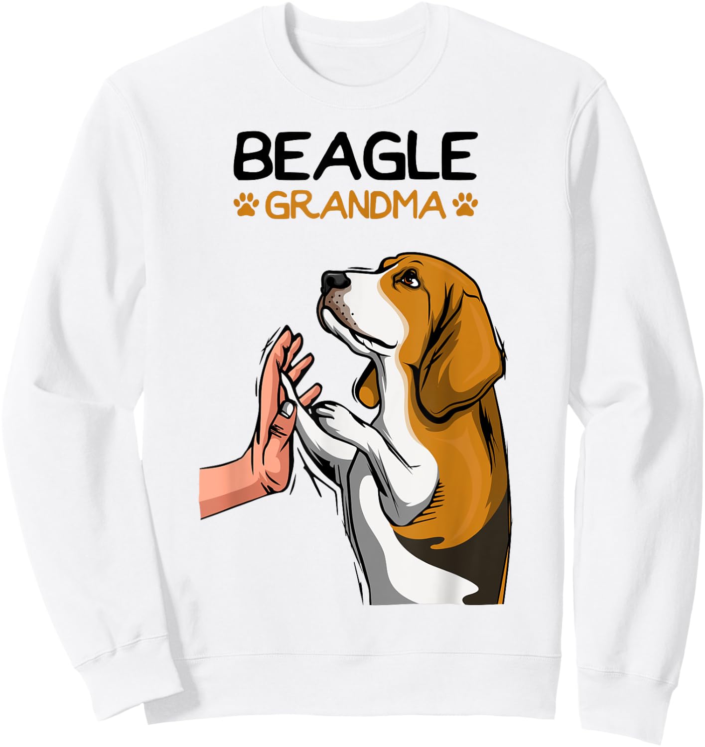 Beagle Grandma Dog Mom Grandmother Mother´s Day Women Sweatshirt - Sweatshirt | White