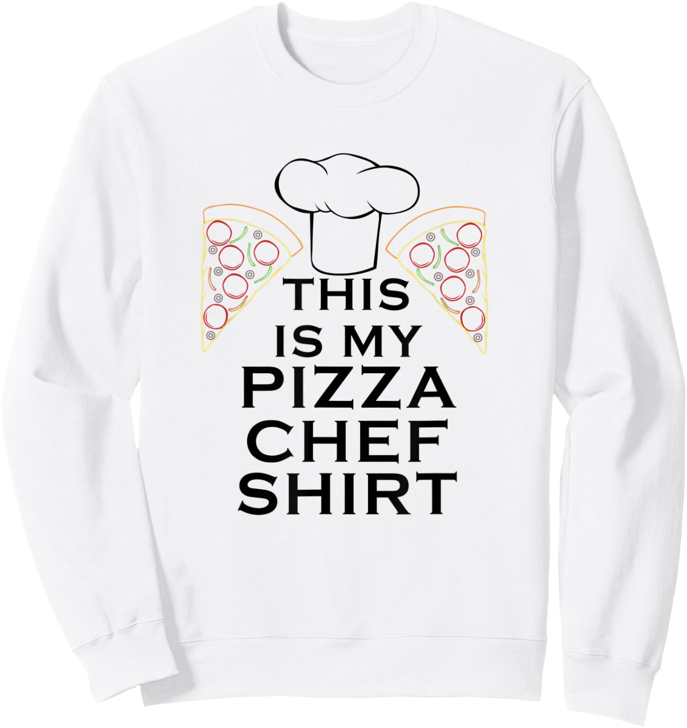 Hobby Pizza Maker Funny Saying Italian Food Sweatshirt - Sweatshirt | White