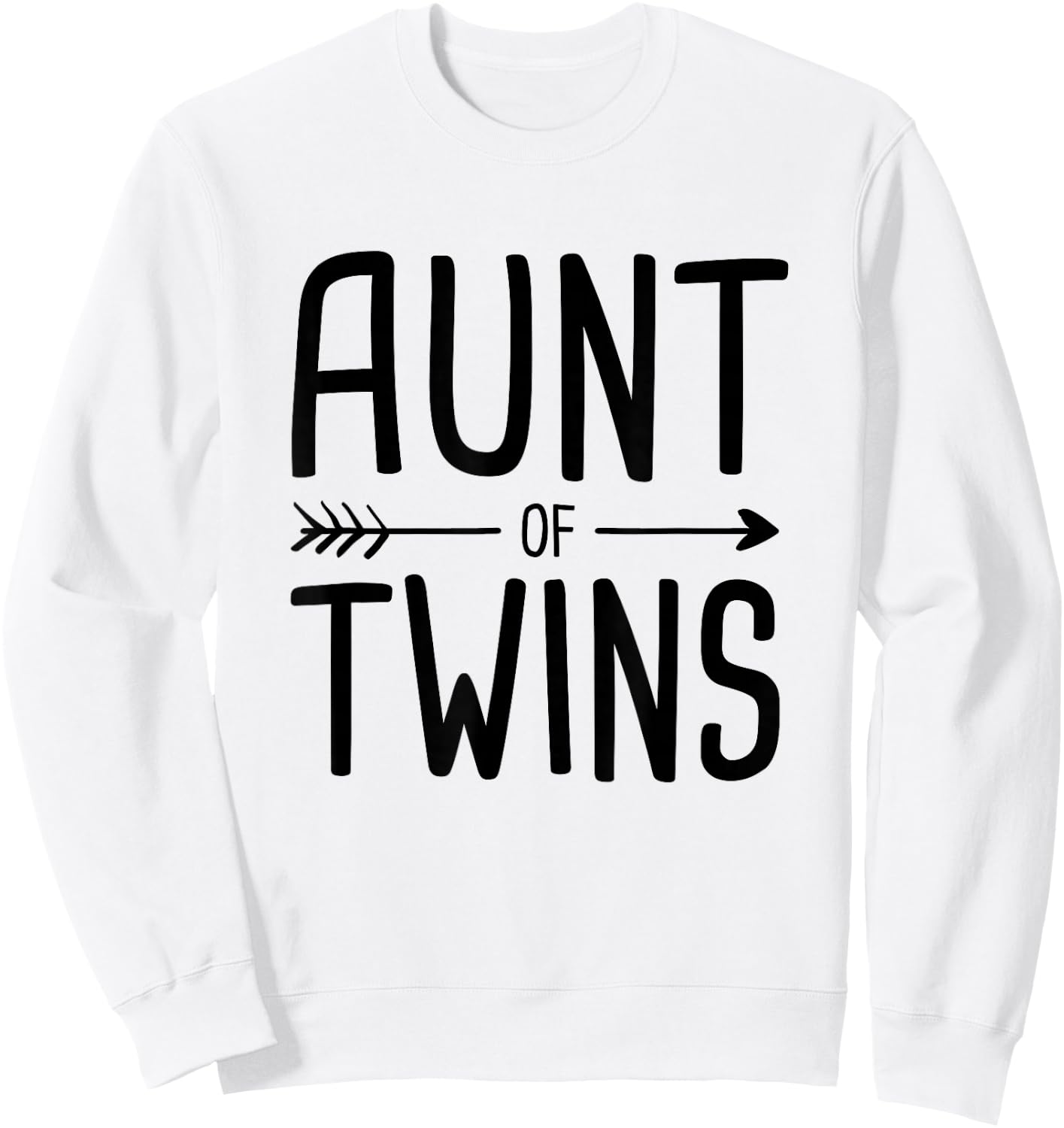 Aunt of Twins Sweatshirt - Sweatshirt | White