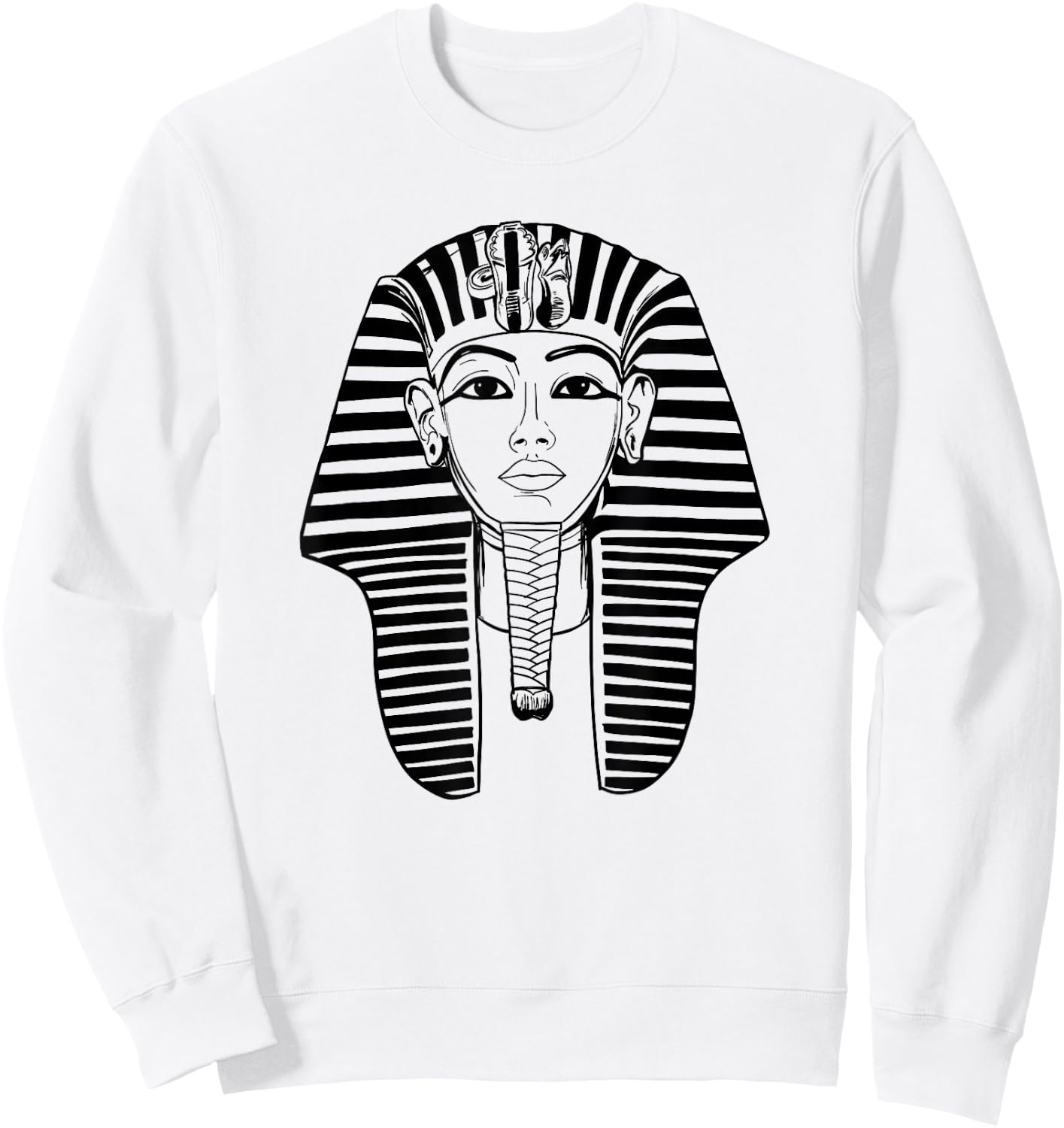 King Pharaoh Tutankhamun King TUT Pharaoh Ancient Egyptian Sweatshirt - Sweatshirt | White