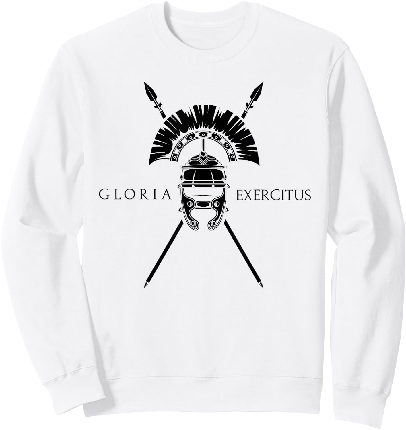 Roman Centurion Gloria Exercitus Sweatshirt - Sweatshirt | White