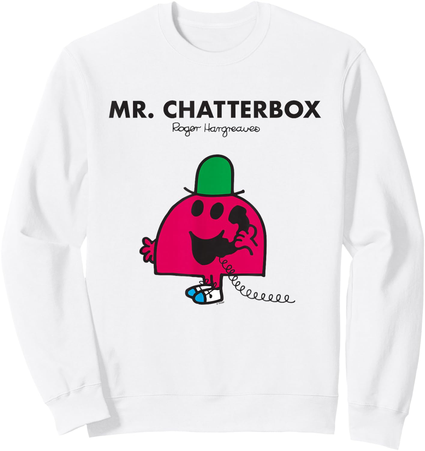 Mr. Men Mr. Chatterbox Sweatshirt - Sweatshirt | White