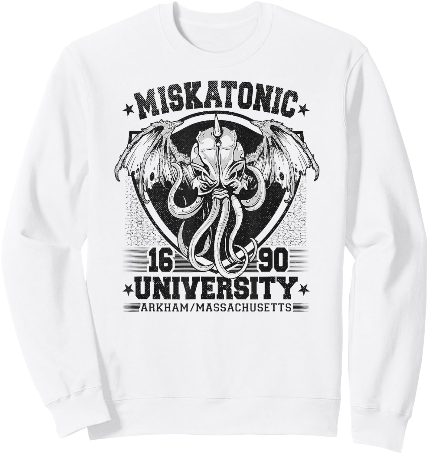 Miskatonic Cthulhu University 1690, Horror Fiction Sweatshirt - Sweatshirt | White
