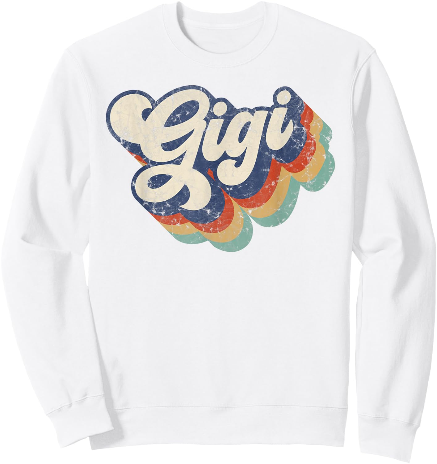 Retro Cute Gigi for Grandma Best Gigi Ever Mother's Day Sweatshirt - Sweatshirt | White