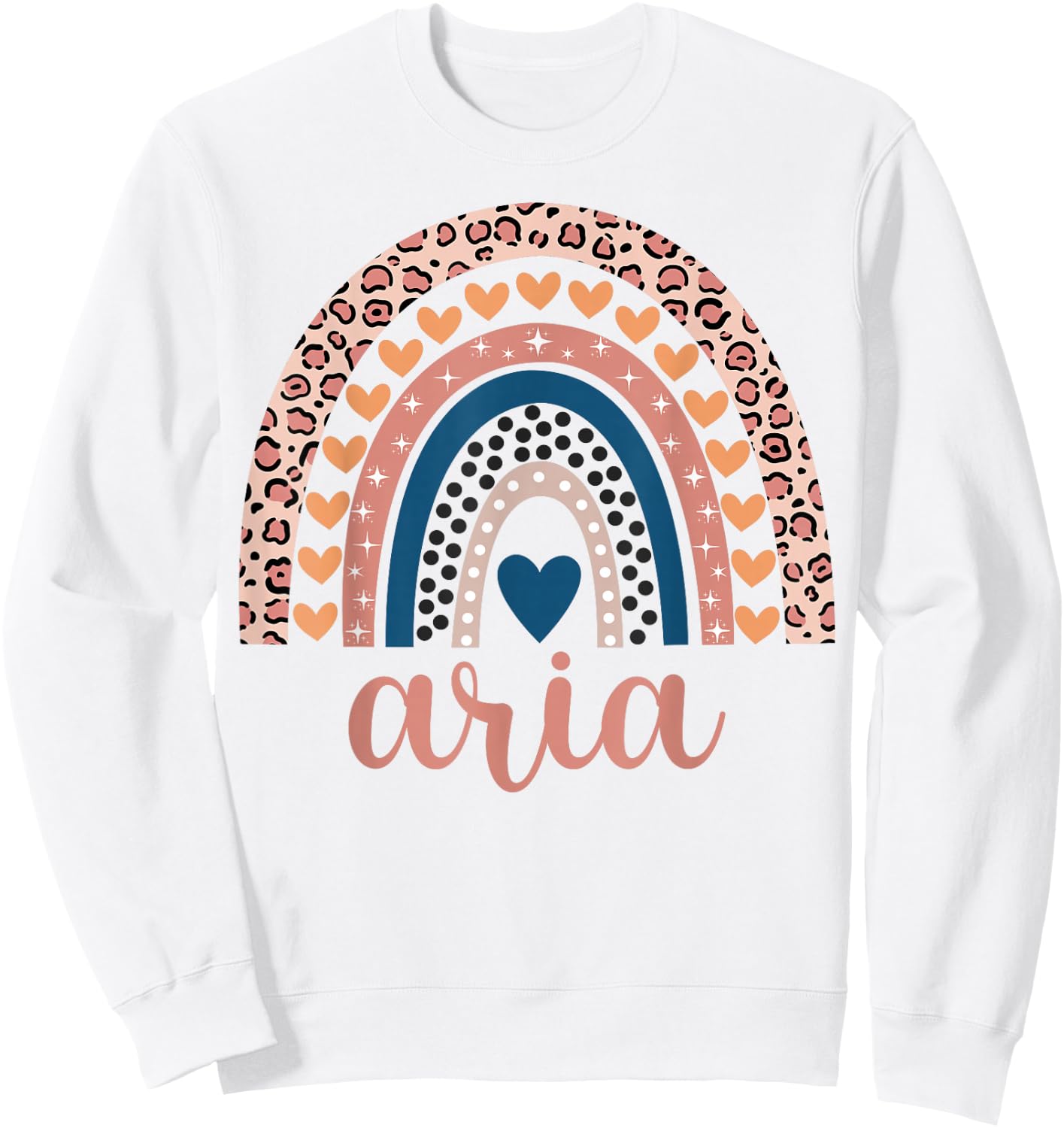 Aria Aria Name Birthday Shirt Gift Sweatshirt - Sweatshirt | White