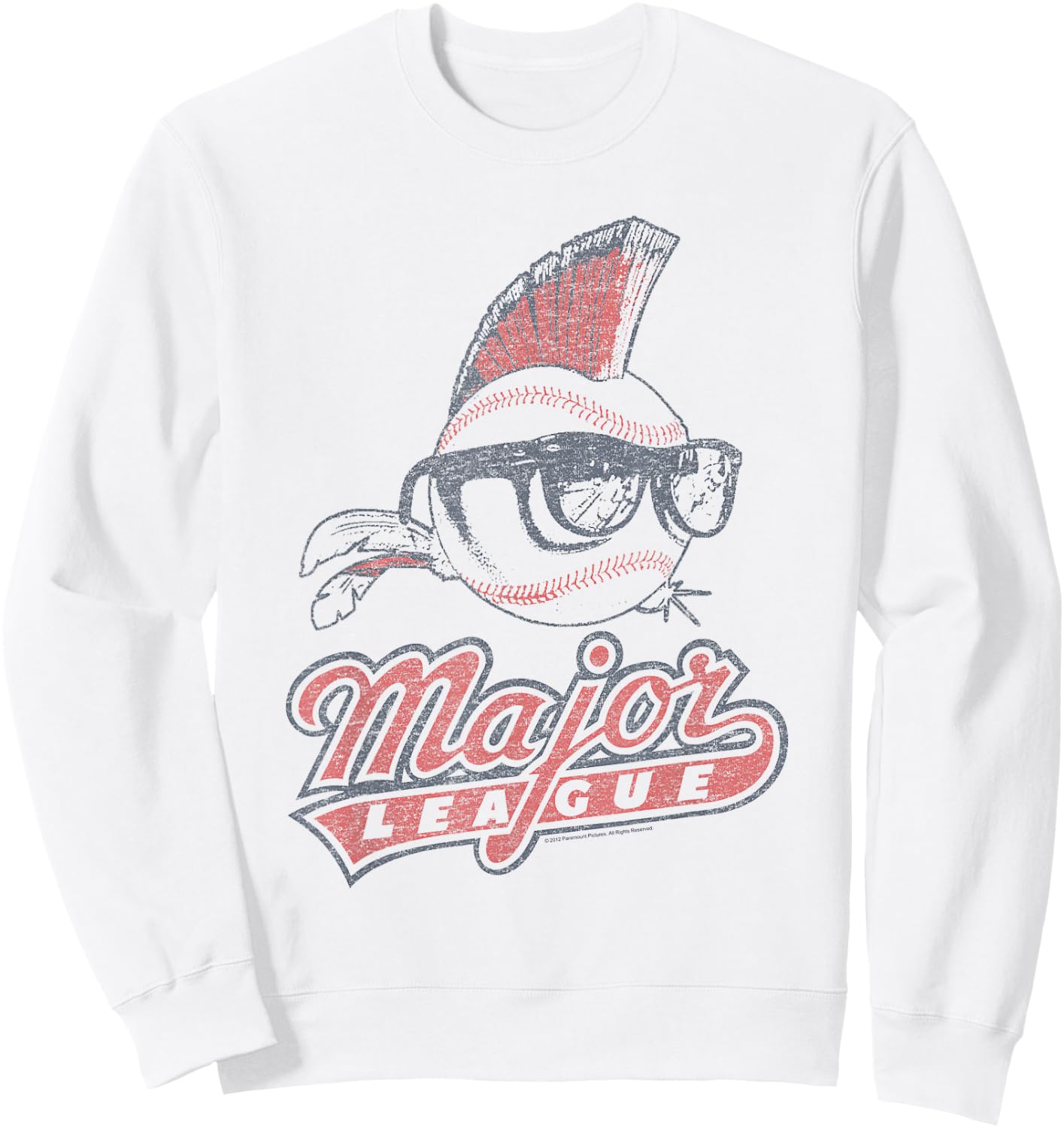 Major League Vintage Logo Sweatshirt - Sweatshirt | White