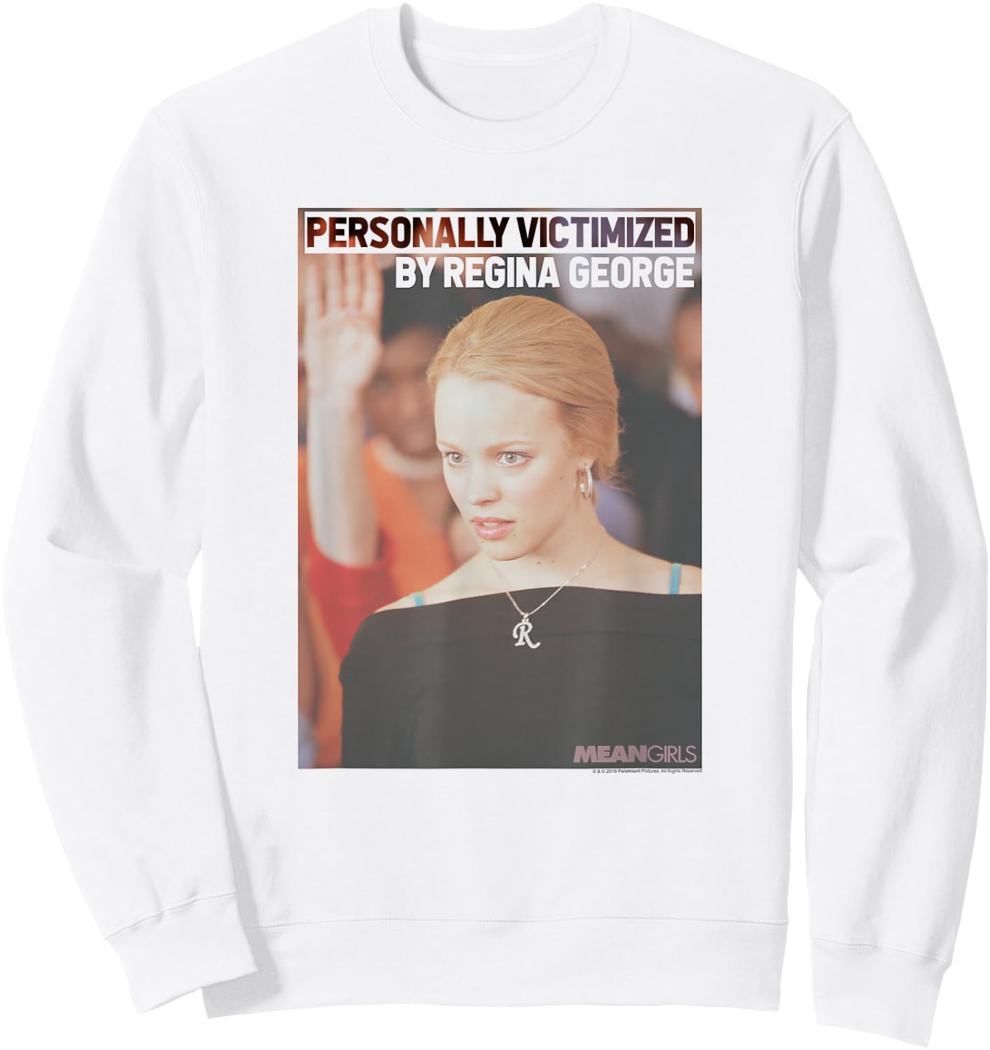 Mean Girls Regina George Victim Sweatshirt - Sweatshirt | White
