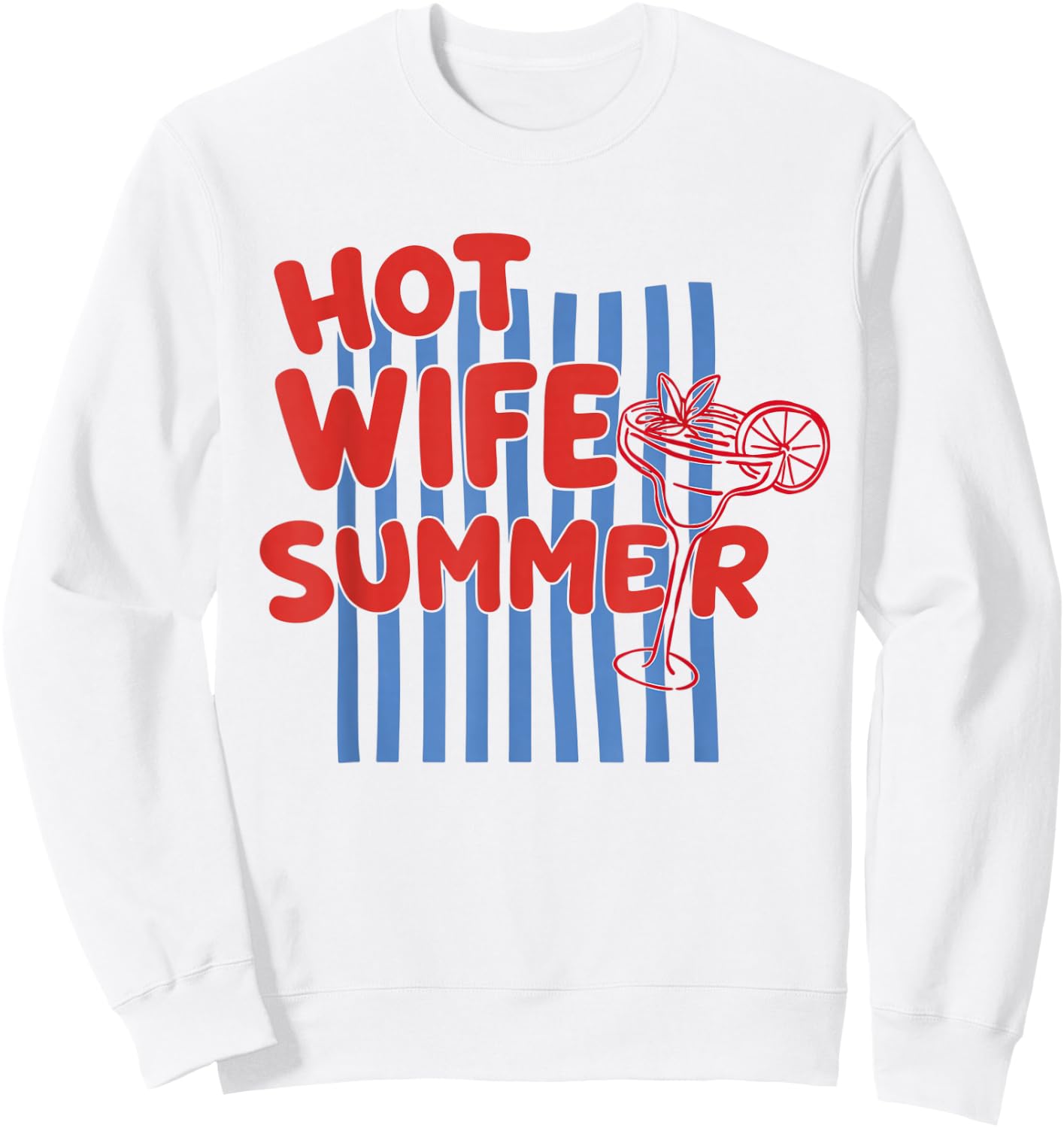 Y2k Hot Wife Summer Bride Era Sweatshirt - Sweatshirt | White