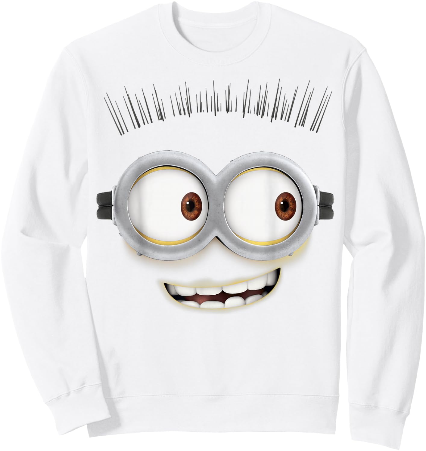 Despicable Me Minions Tom Big Smile Graphic Sweatshirt - Sweatshirt | White