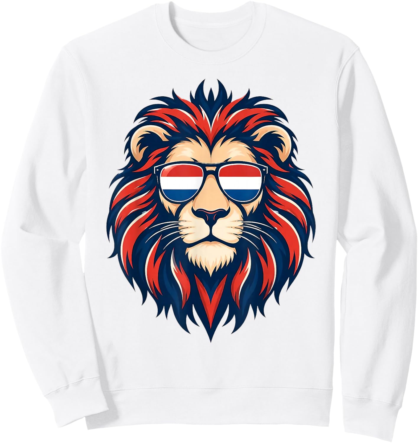 Holland Nederland Flag Dutch Lion Netherlands Pride Sweatshirt - Sweatshirt | White