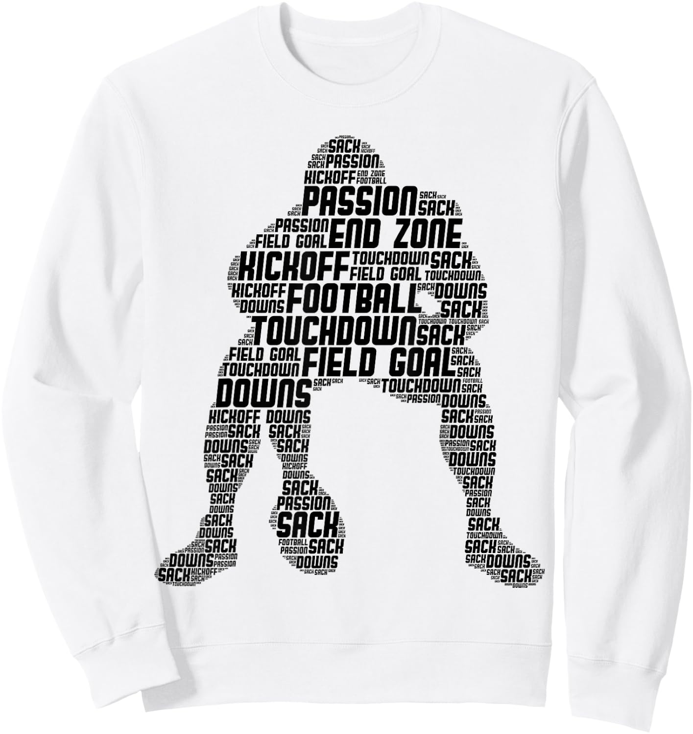 Football Lineman American Football Men Kids Boys Sweatshirt - Sweatshirt | White