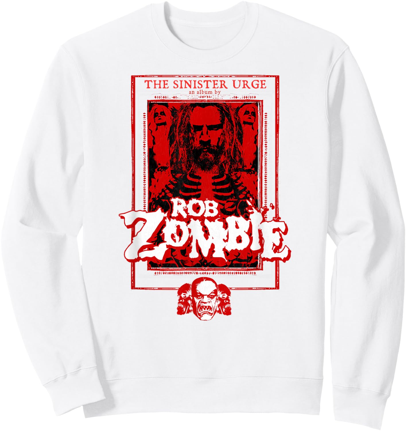 Rob Zombie - Sinister Urge Movie Poster Sweatshirt - Sweatshirt | White
