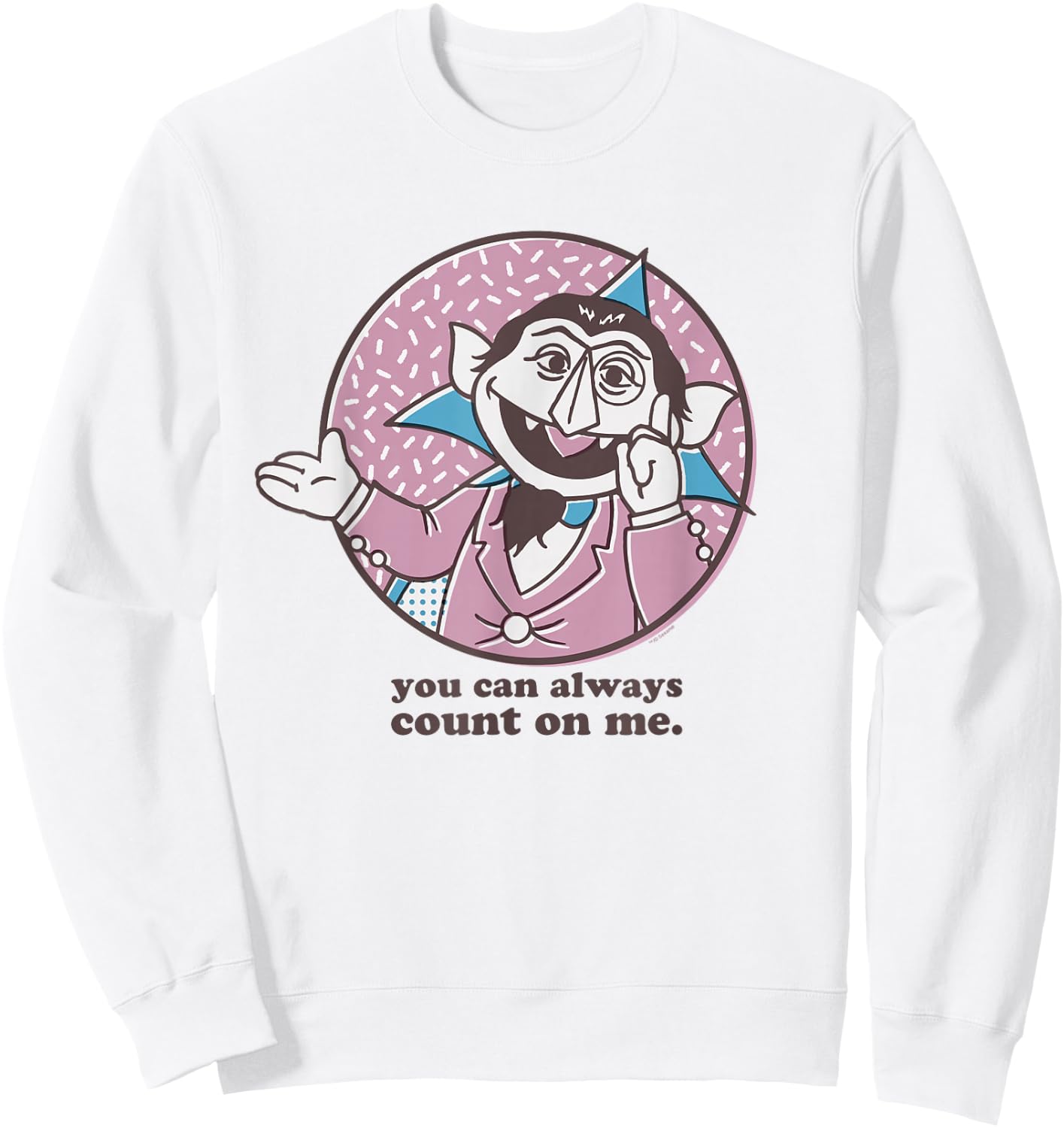 Sesame Street Count You Can Always Count On Me Sweatshirt - Sweatshirt | White