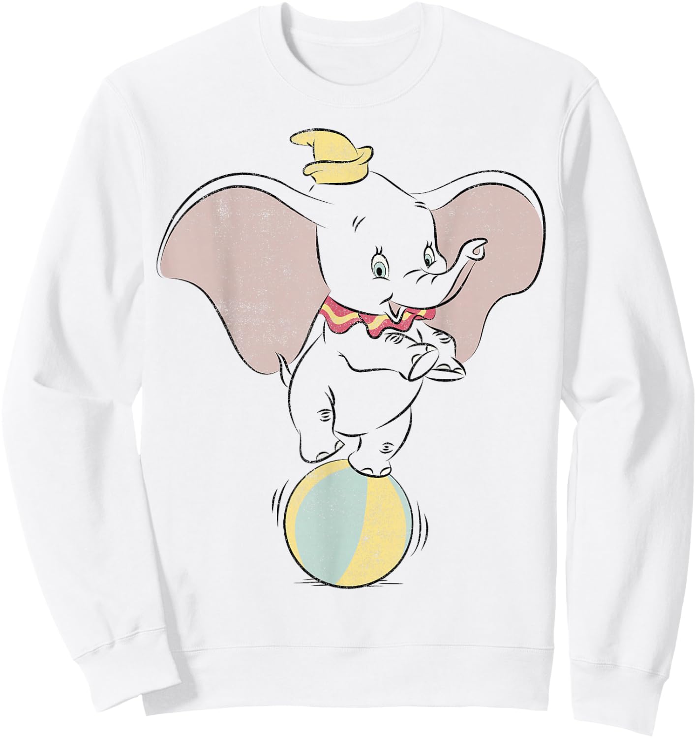 Disney Dumbo Ball Portrait Sweatshirt - Sweatshirt | White