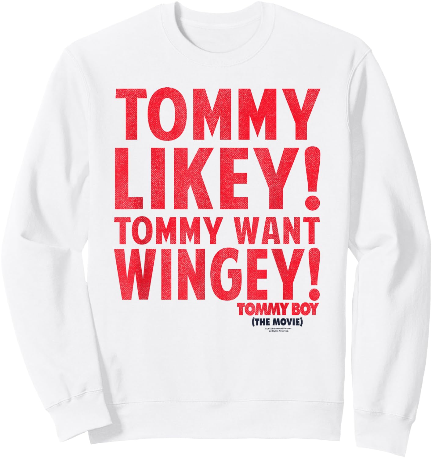 Tommy Boy Want Wingey Sweatshirt - Sweatshirt | White