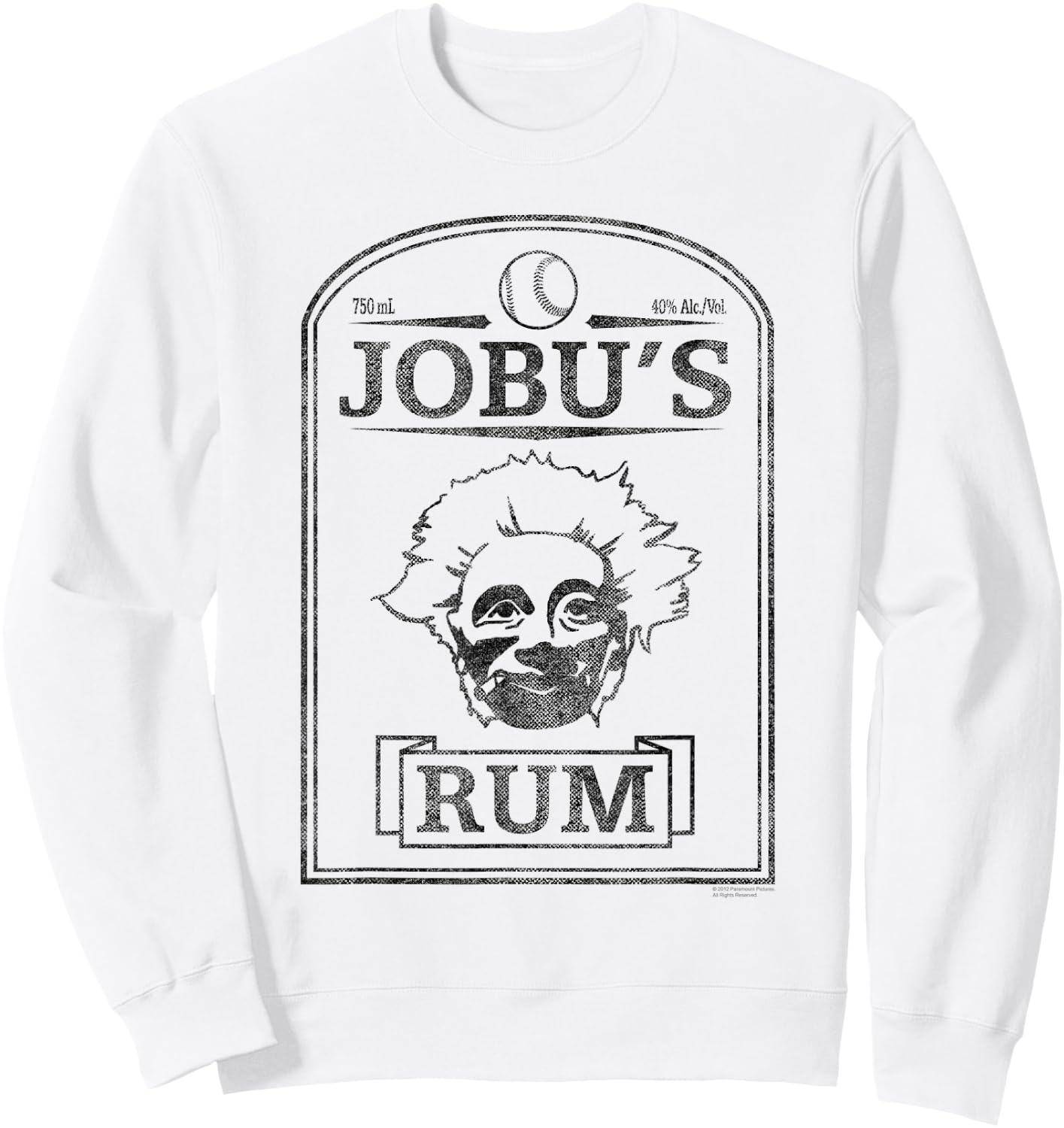 Major League Jobu's Rum Sweatshirt - Sweatshirt | White