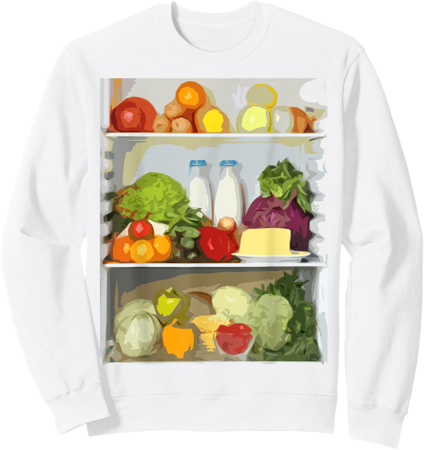 Fridge Costume Carnival Theme Week Fancy Dress Sweatshirt - Sweatshirt | White